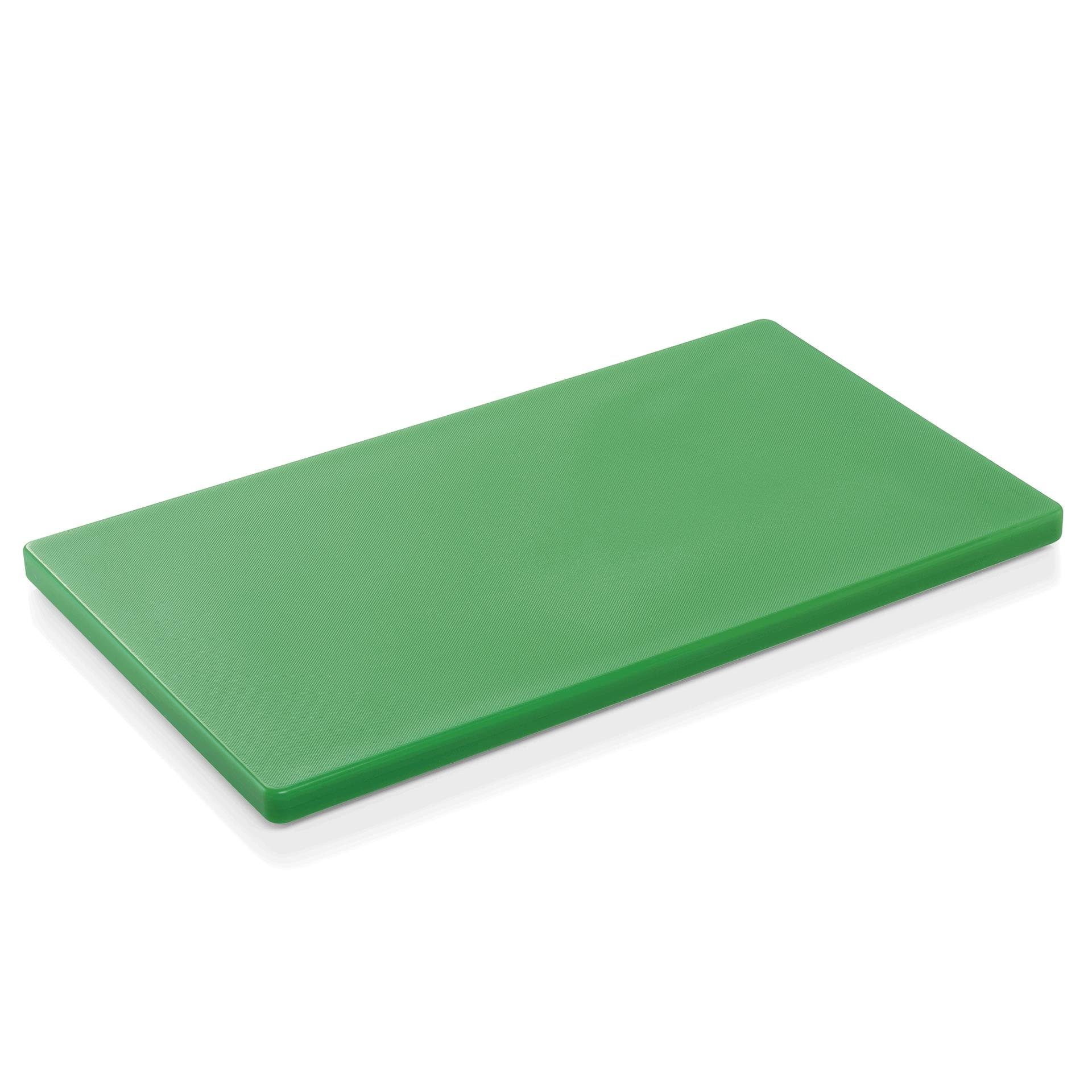 Gastro Spirit Schneidebrett Schneidebrett HACCP grün, 50 x 30 x 2 cm, Kunststoff, (1-St), mit Anti-Rutsch Pads, Gastronomie geeignet