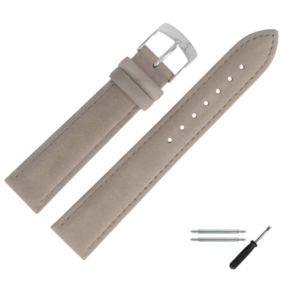 MARBURGER Uhrenarmband 18mm Leder günstig online kaufen