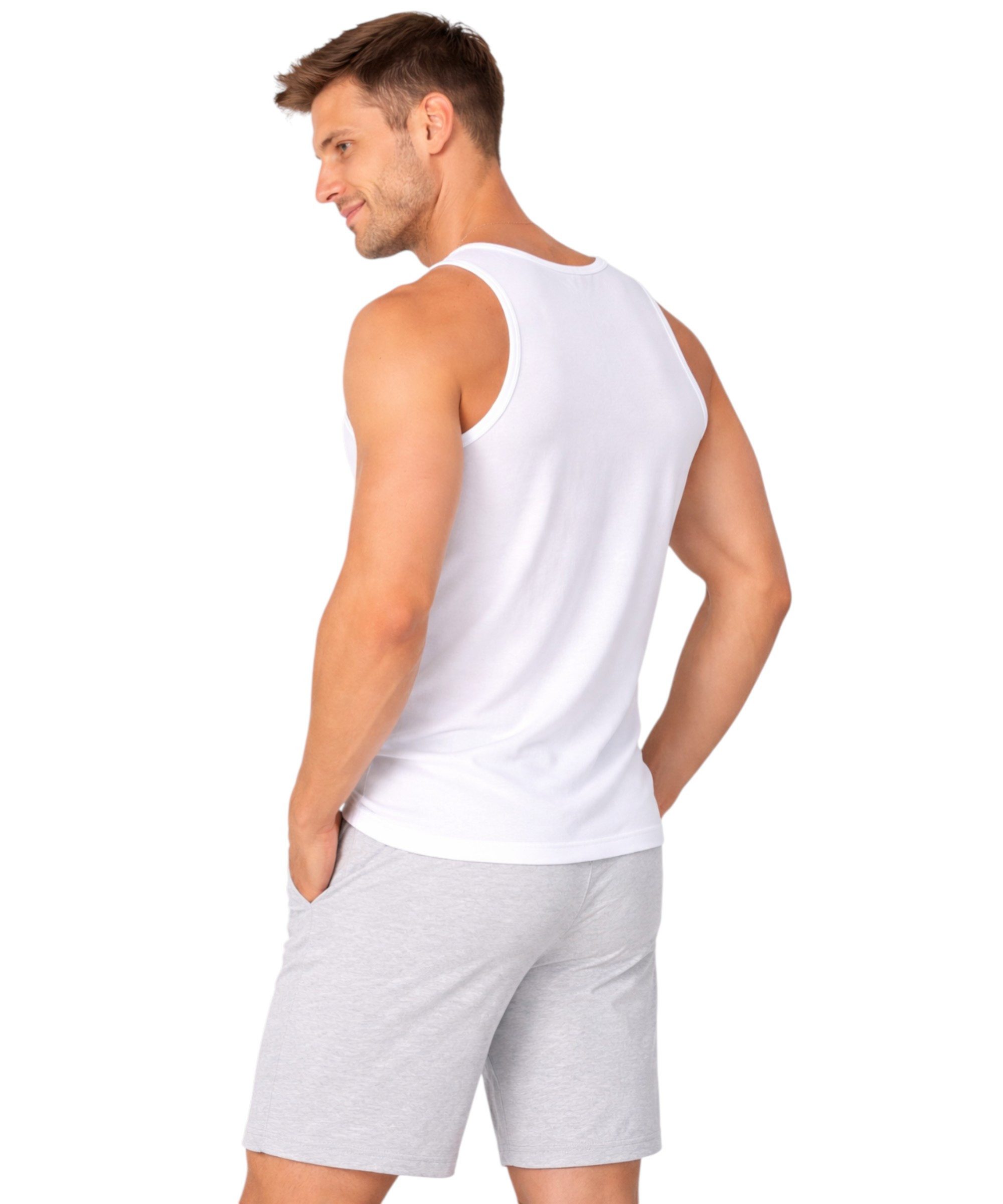 Seher Mensucat Unterhemd 6er-10er Pack Herren Unterhemden Tank Tops 100% Baumwolle S-4XL (10-St., Multipack) Atmungsaktiv und hautfreundlich