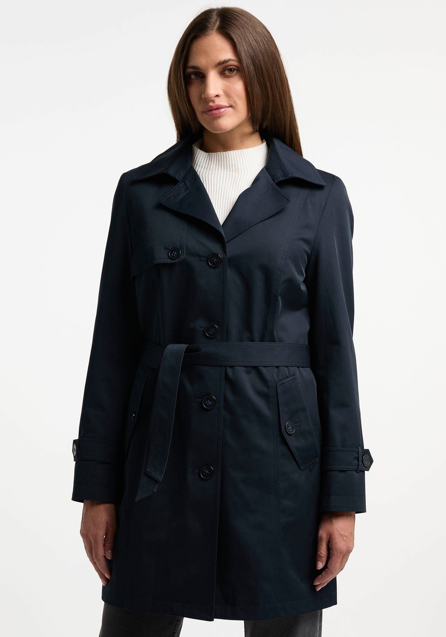 Barbara Lebek marine Langjacke