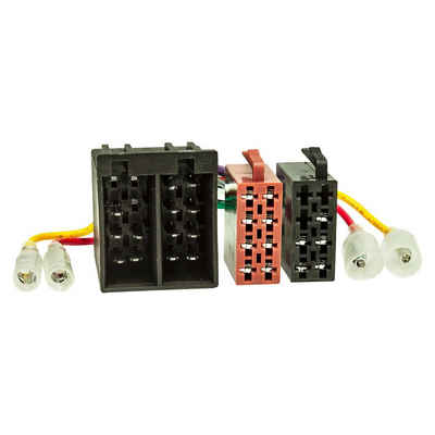 tomzz Audio Radio Adapter Kabel Universal ISO Buchse auf ISO Stecker Adapterkabel KFZ-Adapter