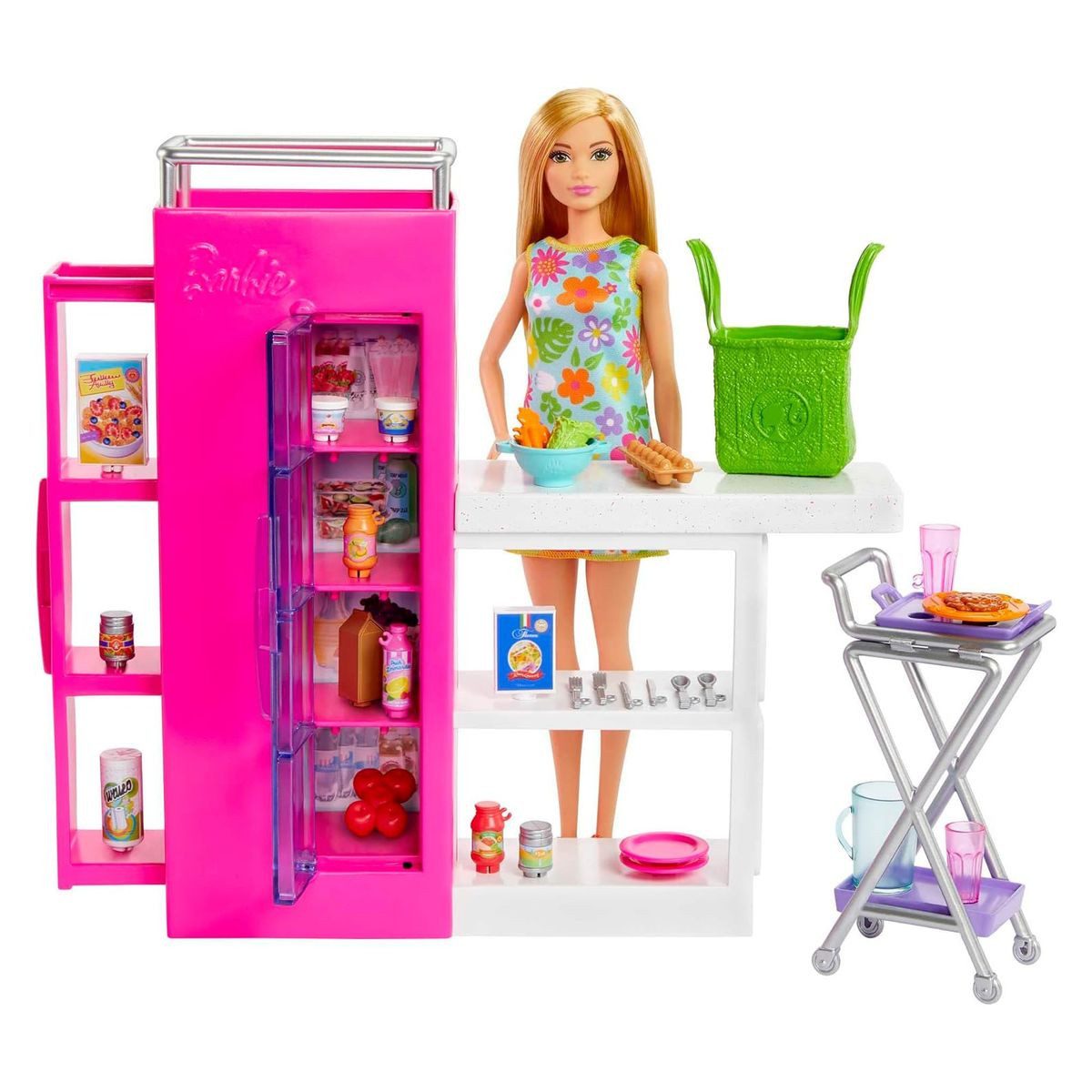 Mattel® Puppen Accessoires-Set Mattel HJV38 - Barbie - Vorratskammer Spiels günstig online kaufen