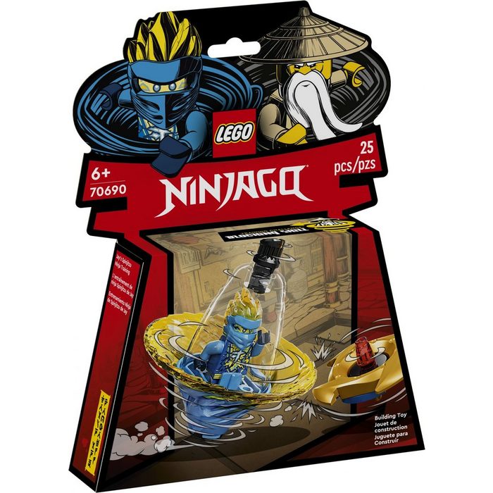 LEGO® Konstruktionsspielsteine LEGO® NINJAGO® - Jays Spinjitzu-Ninjatraining (Set 25 St)