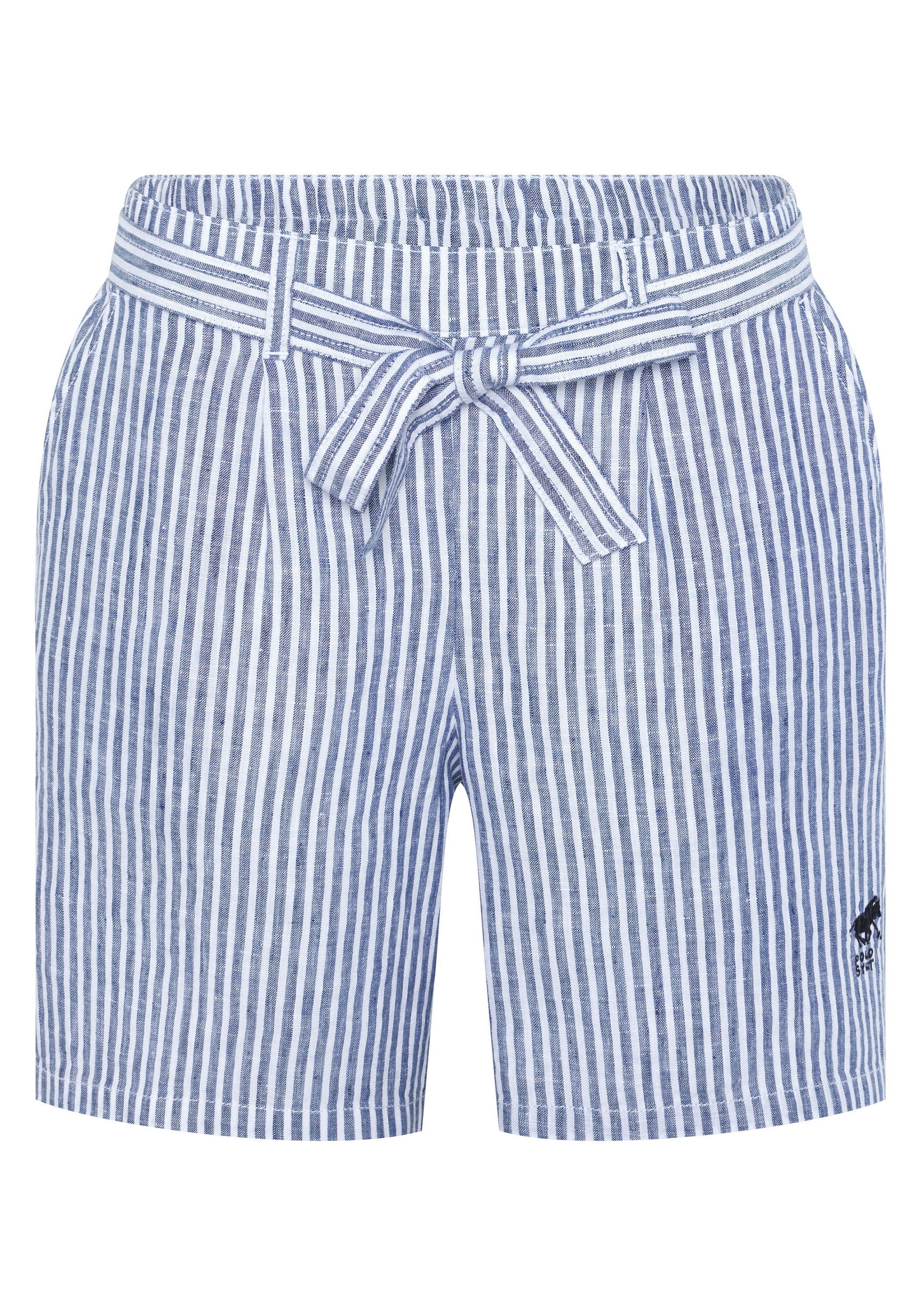 Polo Sylt Shorts mit Stoffgürtel und günstig online kaufen