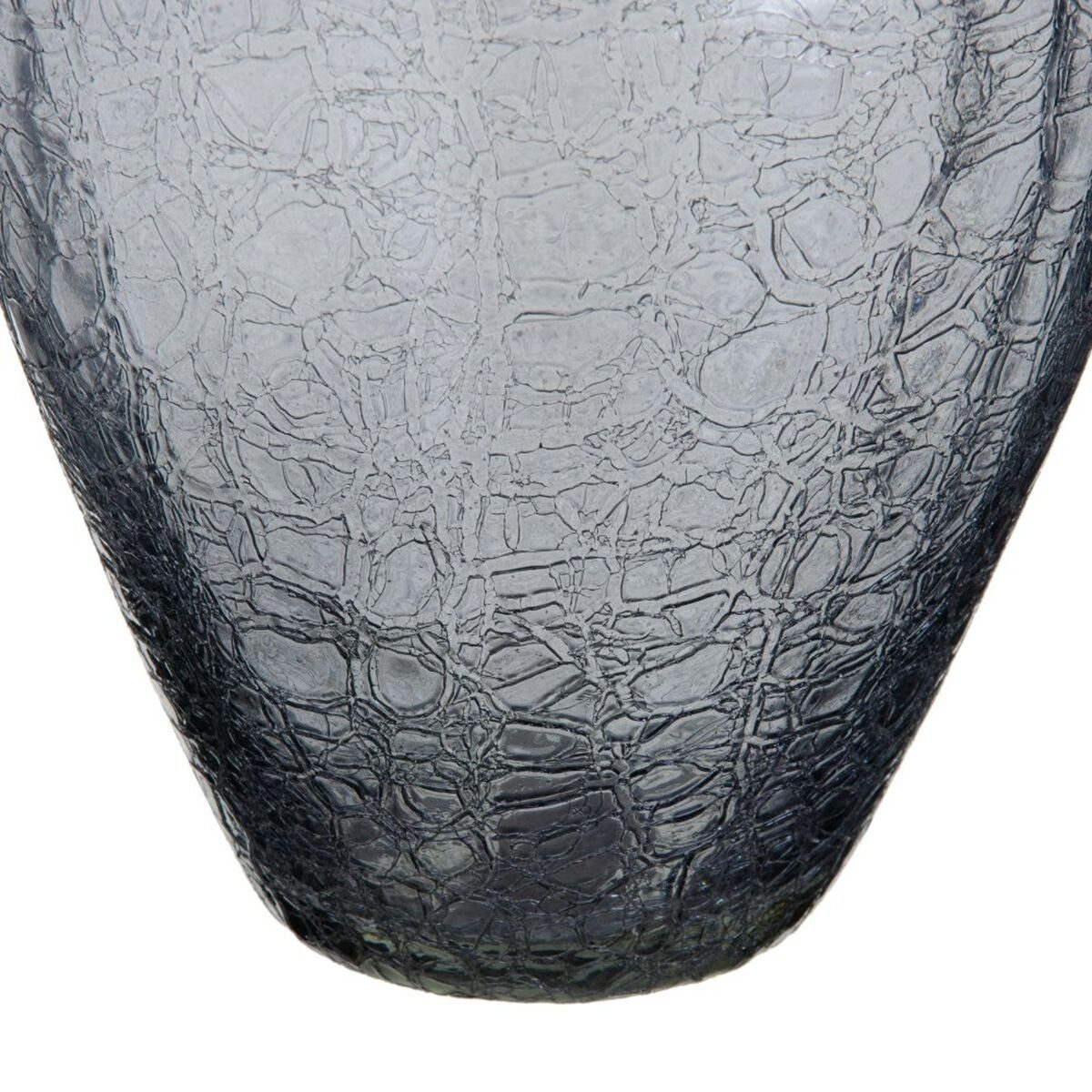 20 30 Vase cm Silber Metall Dekovase x x Glas 20 Bigbuy Grau