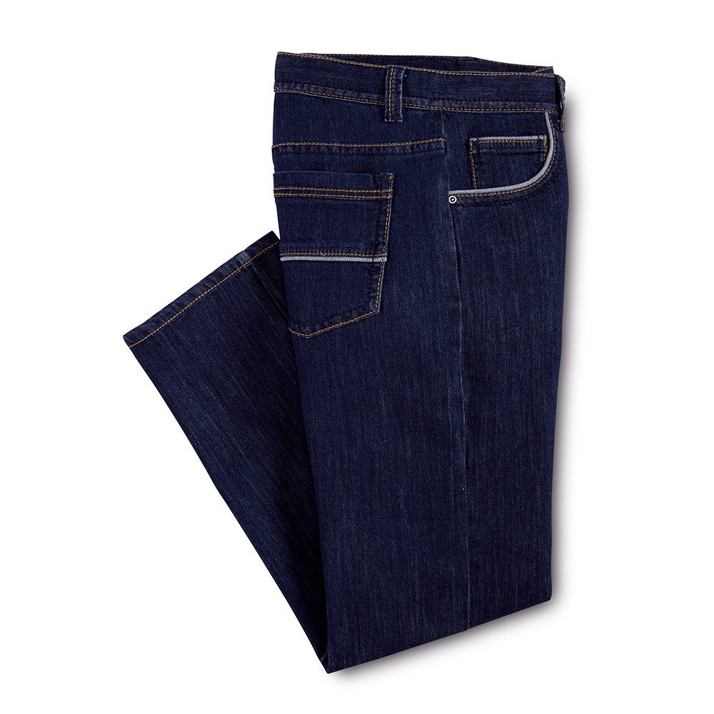 Francesco Botti 5-Pocket-Jeans Hochwertiger Stretch Ring Denim