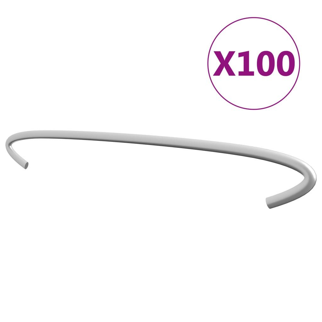 vidaXL Draht Gabionen-Distanzhalter 100 Stk. Verzinkter Stahl 30 cm, (100St)