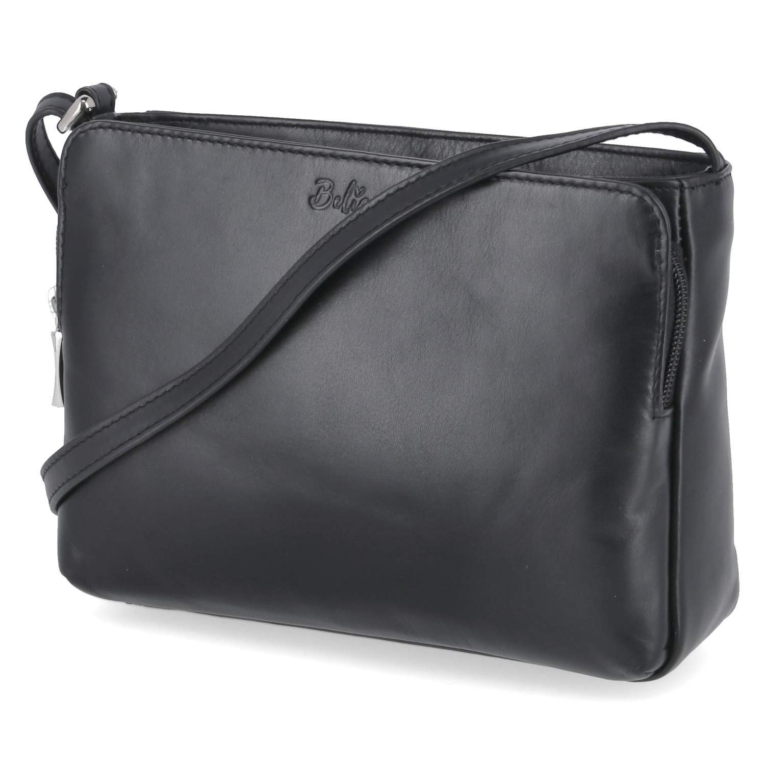 Beliana Handtasche Beliana BEL2209-01 Damen Umhängetaschen Glattleder schwarz