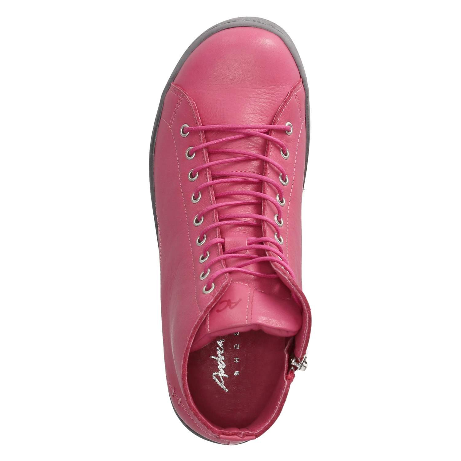 Andrea Conti Andrea Conti 0344900/1360 Damen Glattleder rosa Schnürstiefel