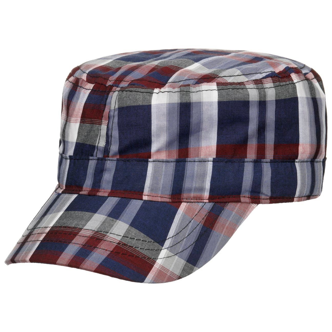 Lipodo (1-St) blau Schirm Armycap Army Cap mit