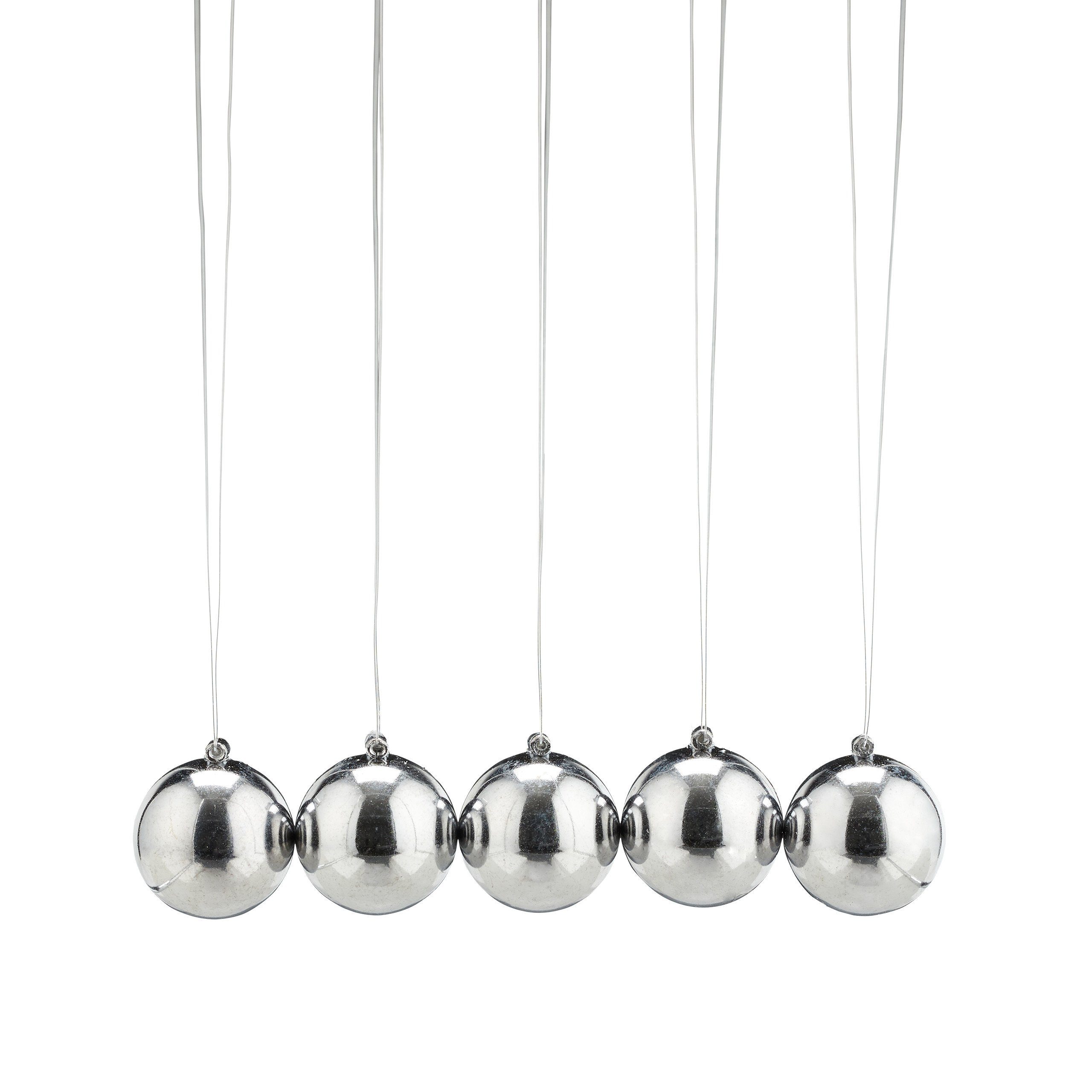 relaxdays Dekoobjekt 4 x Newton Pendel