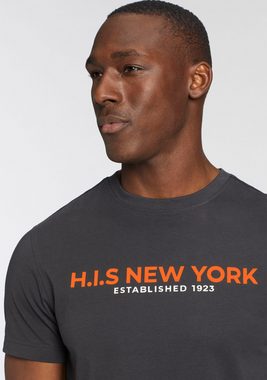H.I.S T-Shirt Mit großem Frontprint
