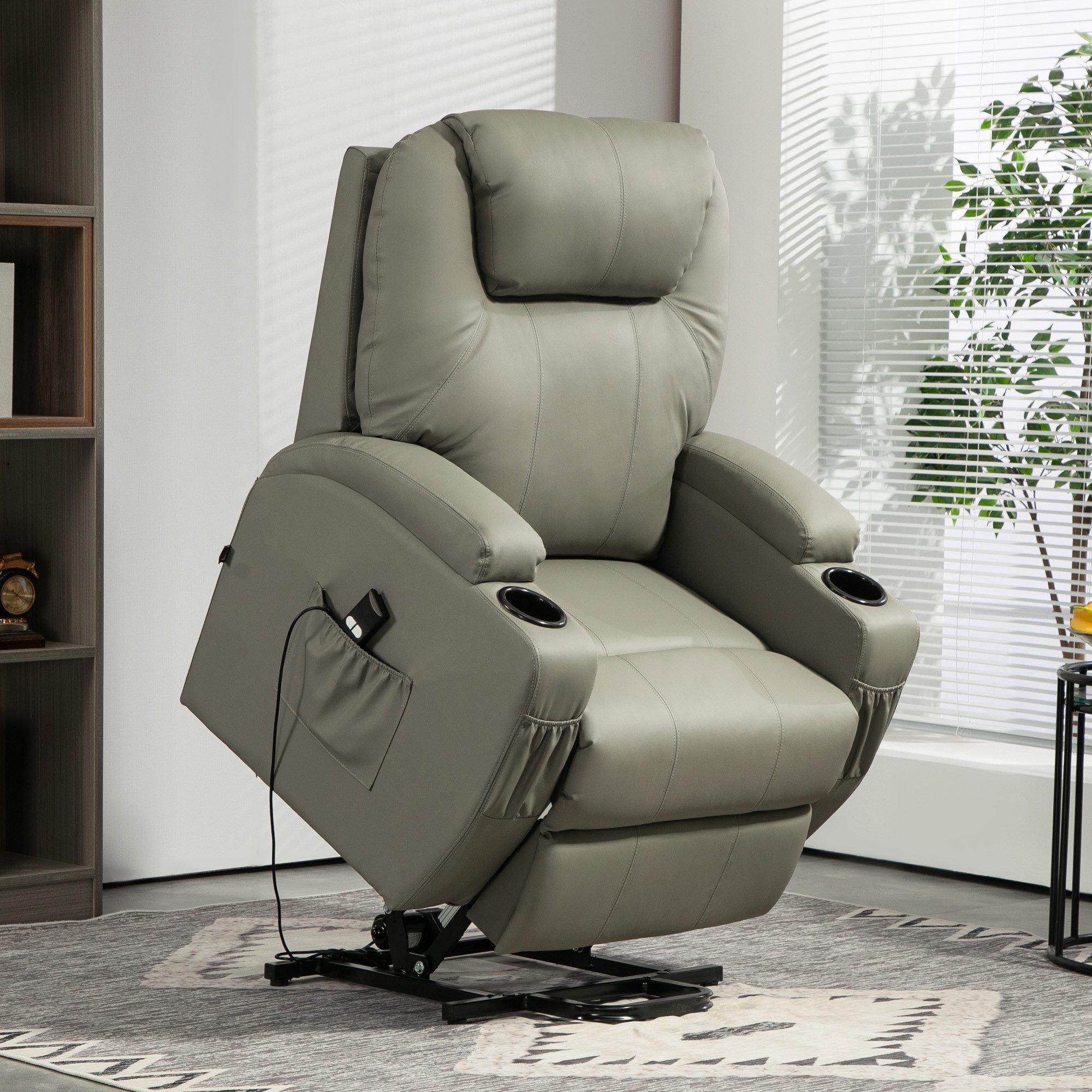 HOMCOM Relaxsessel Sessel mit Aufstehhilfe, Aufstehsessel günstig online kaufen