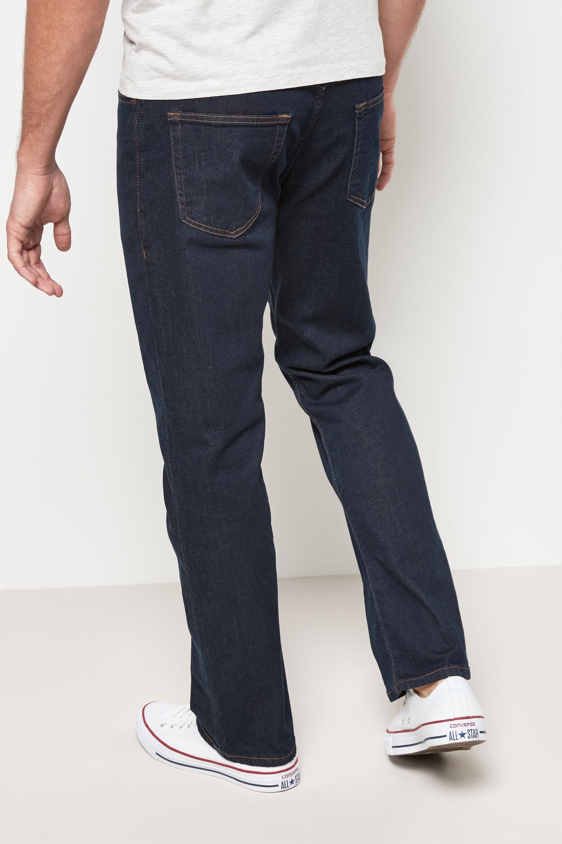 Next Bootcut-Jeans Bootcut (1-tlg) Stretch-Jeans Fit Essential