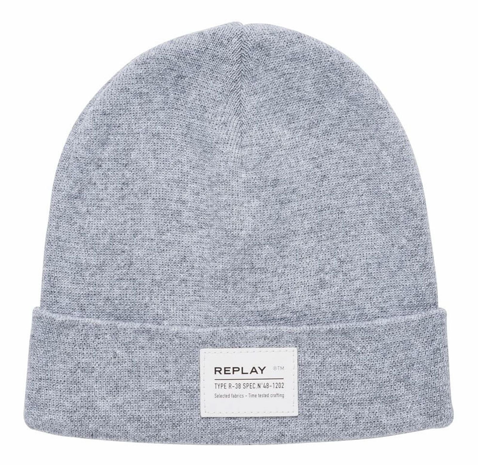 Replay Melange Grey (Set, 2-St) Beanie