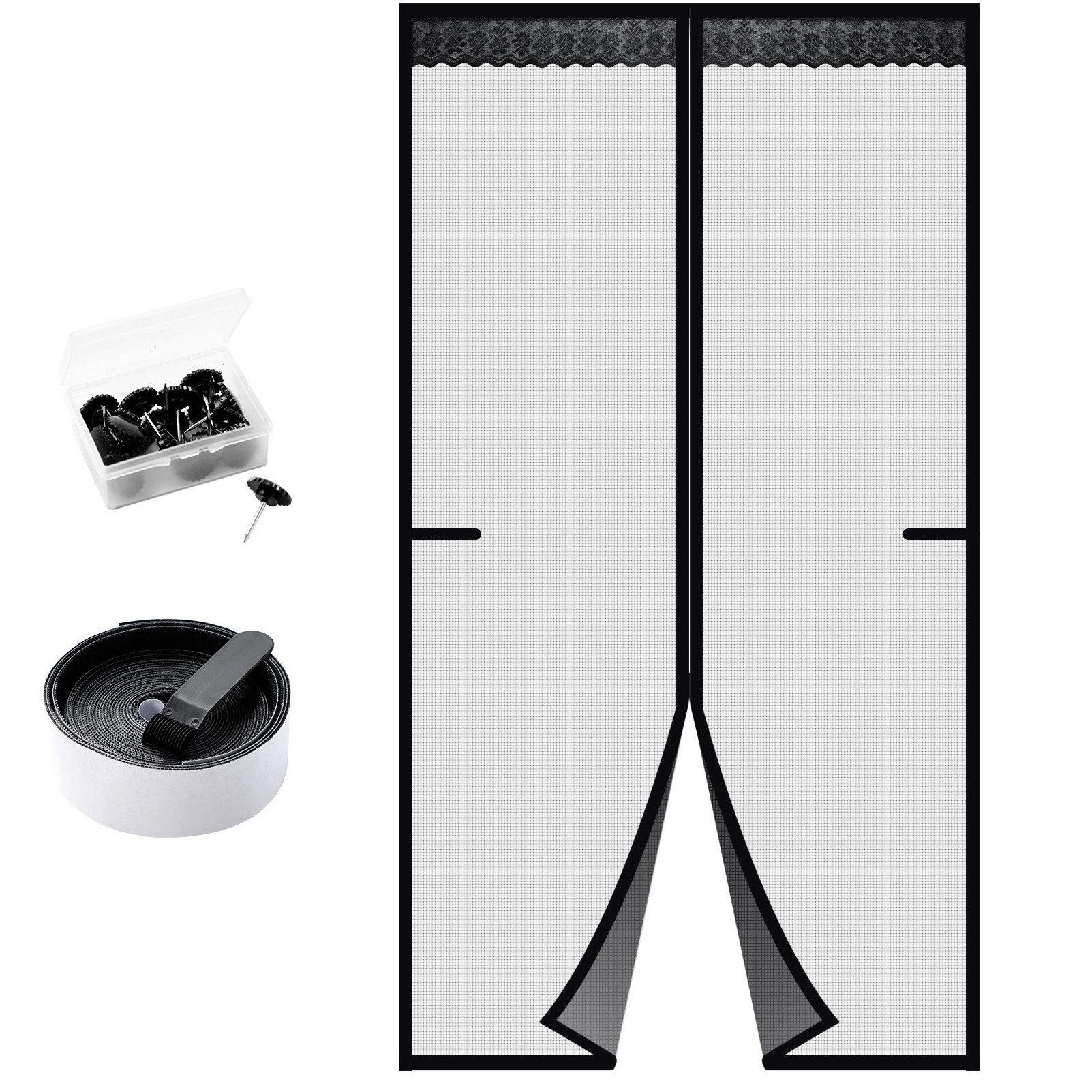 EXTSUD Insektenschutz-Vorhang Magnet Fliegengitter Tür ohne Bohren, (Automa günstig online kaufen