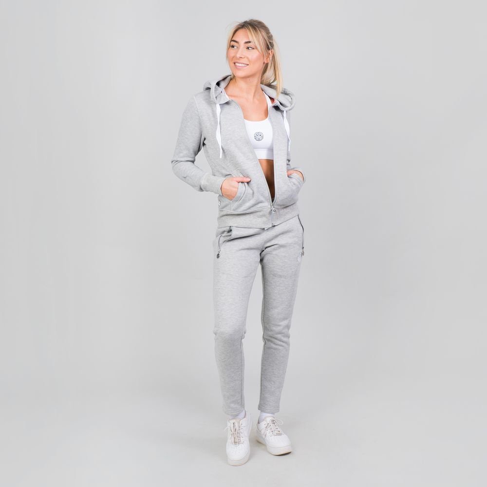 BIDI BADU Trainingsjacke Moana Sweatjacke für Damen in grau