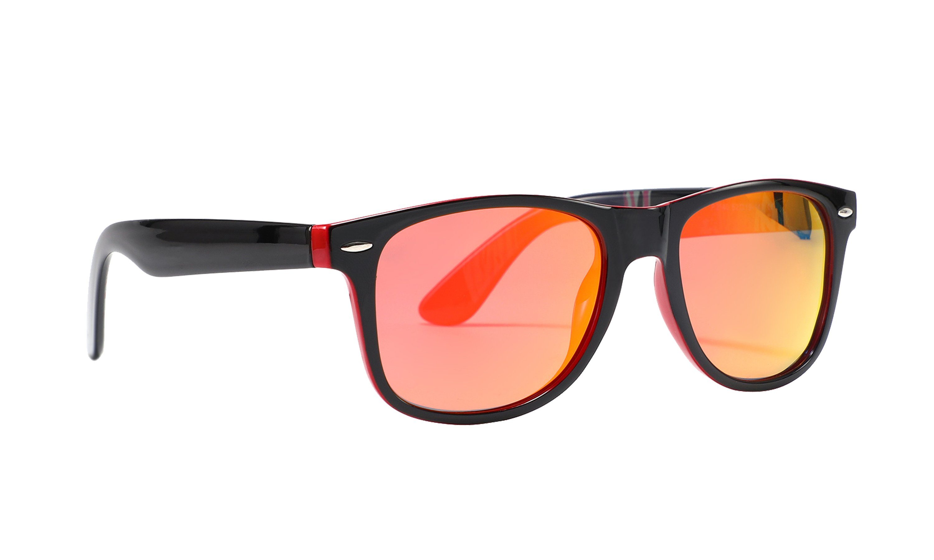 COLLEZIONE ALESSANDRO Sonnenbrille Berlin mit polarisierten Linsen orange