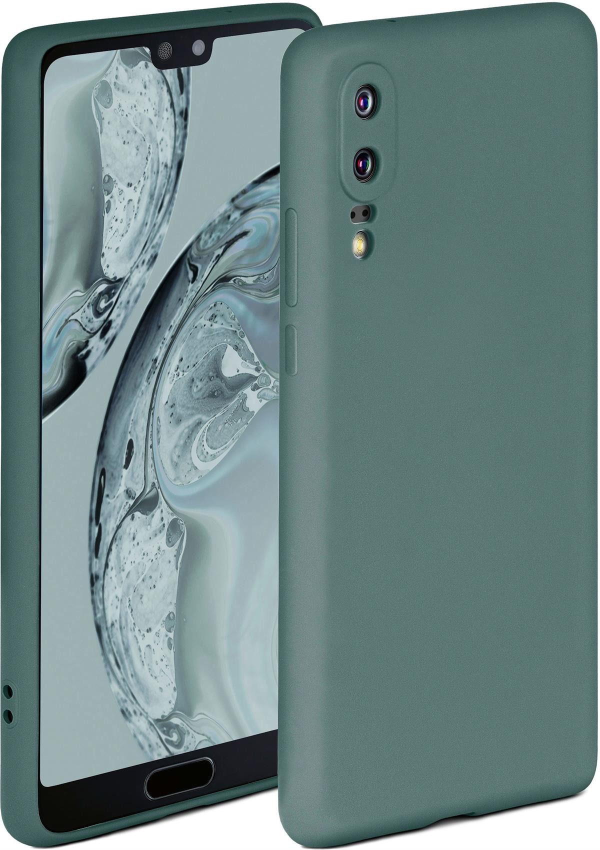 ONEFLOW Handyhülle ONEFLOW® Soft Case für Huawei P20, Hülle aus Silikon, Back Cover mit Kameraschutz, weiche Silikonhülle