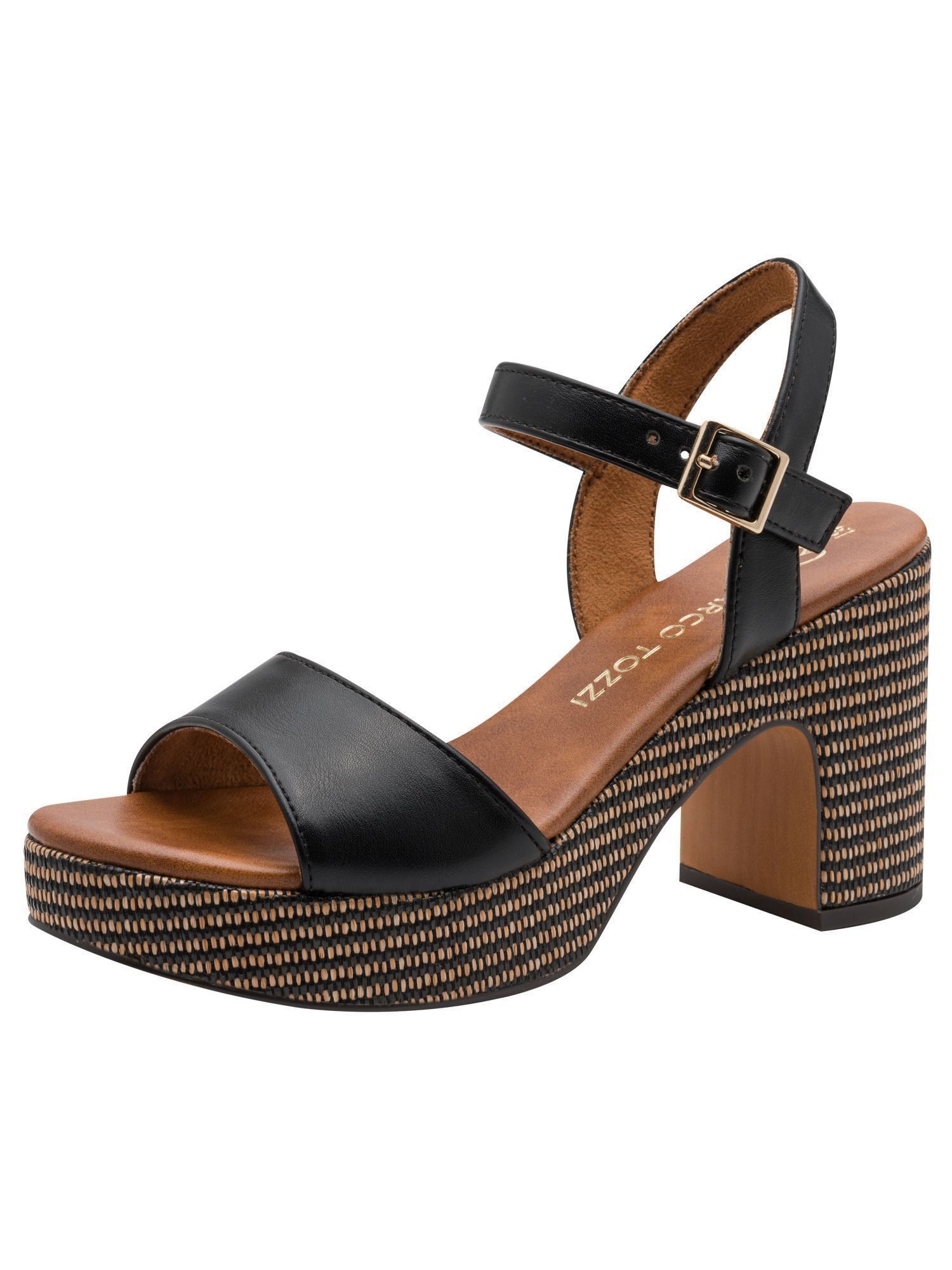 MARCO TOZZI FEEL mit Blockabsatz Blockabsatz 2-28008-42 Sandale FEEL