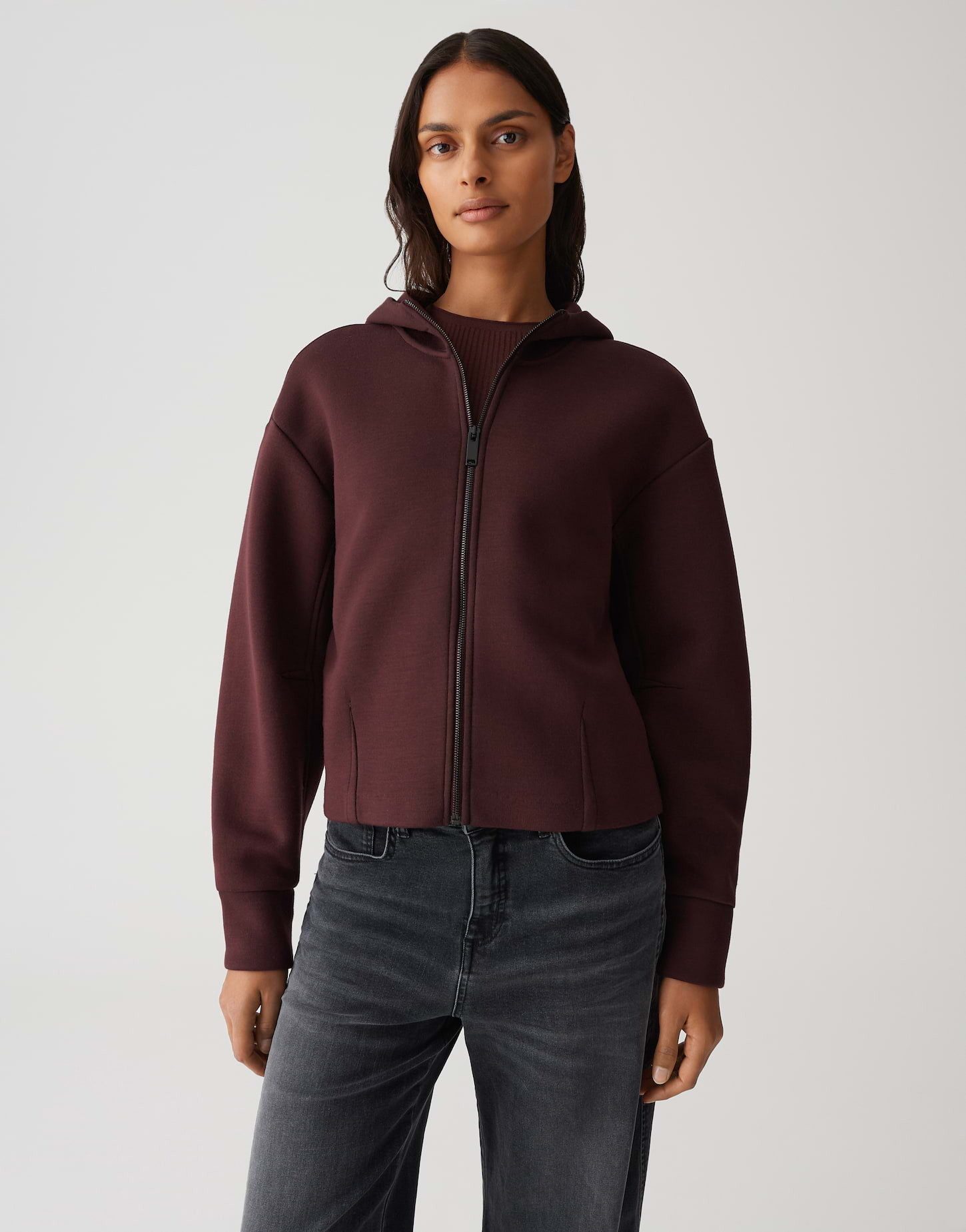 OPUS Hoodie GULNORA im Blousonstil überschnittene günstig online kaufen