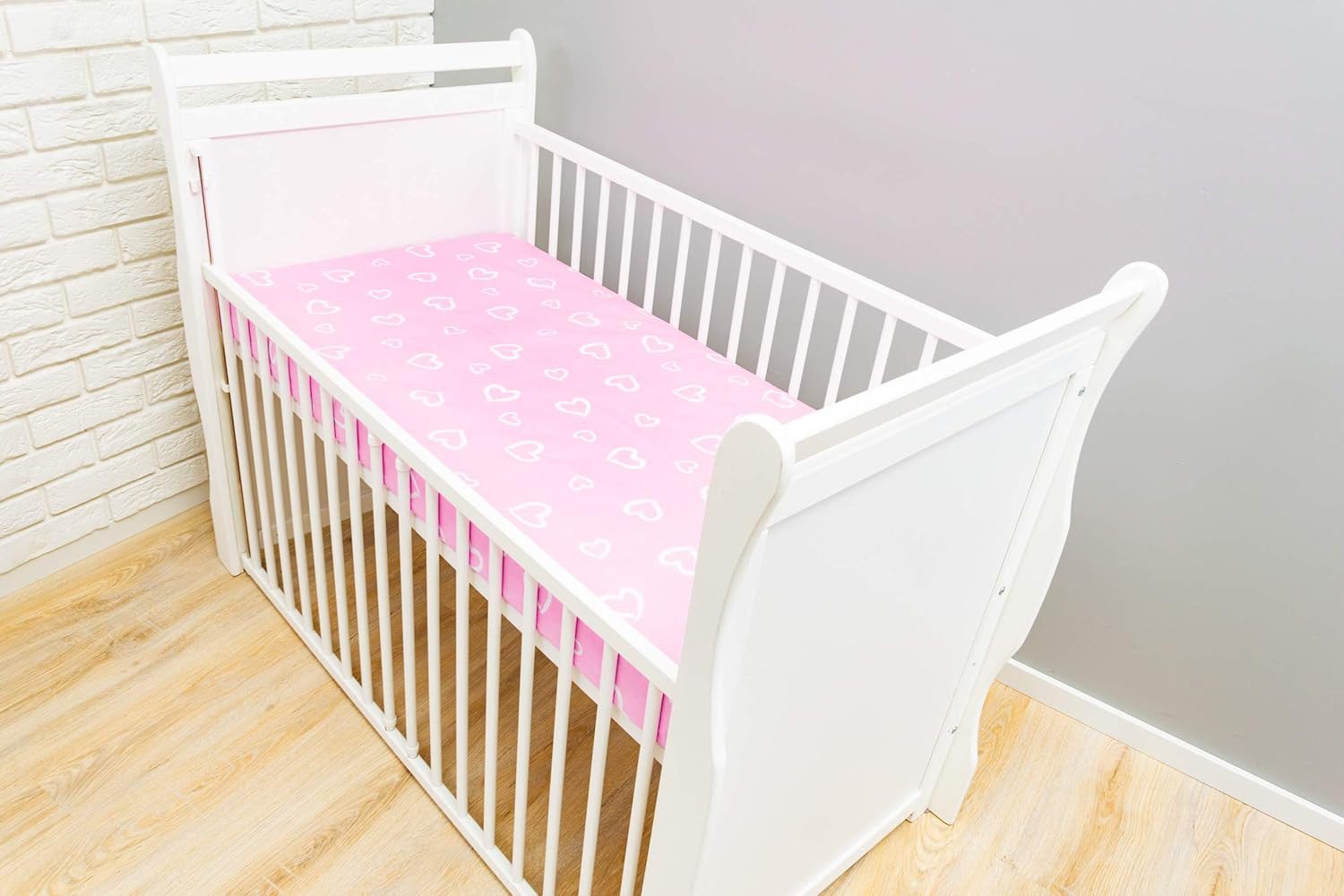 Amilian Spannbettlaken Spannbetttuch für Babybett Kinderbett Baby 100% Baum günstig online kaufen