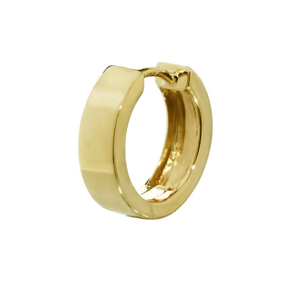 NKlaus Klappcreolen Single 333 Gelbgold Klappcreolen Ohrringen 14,3 X4 (Damen)