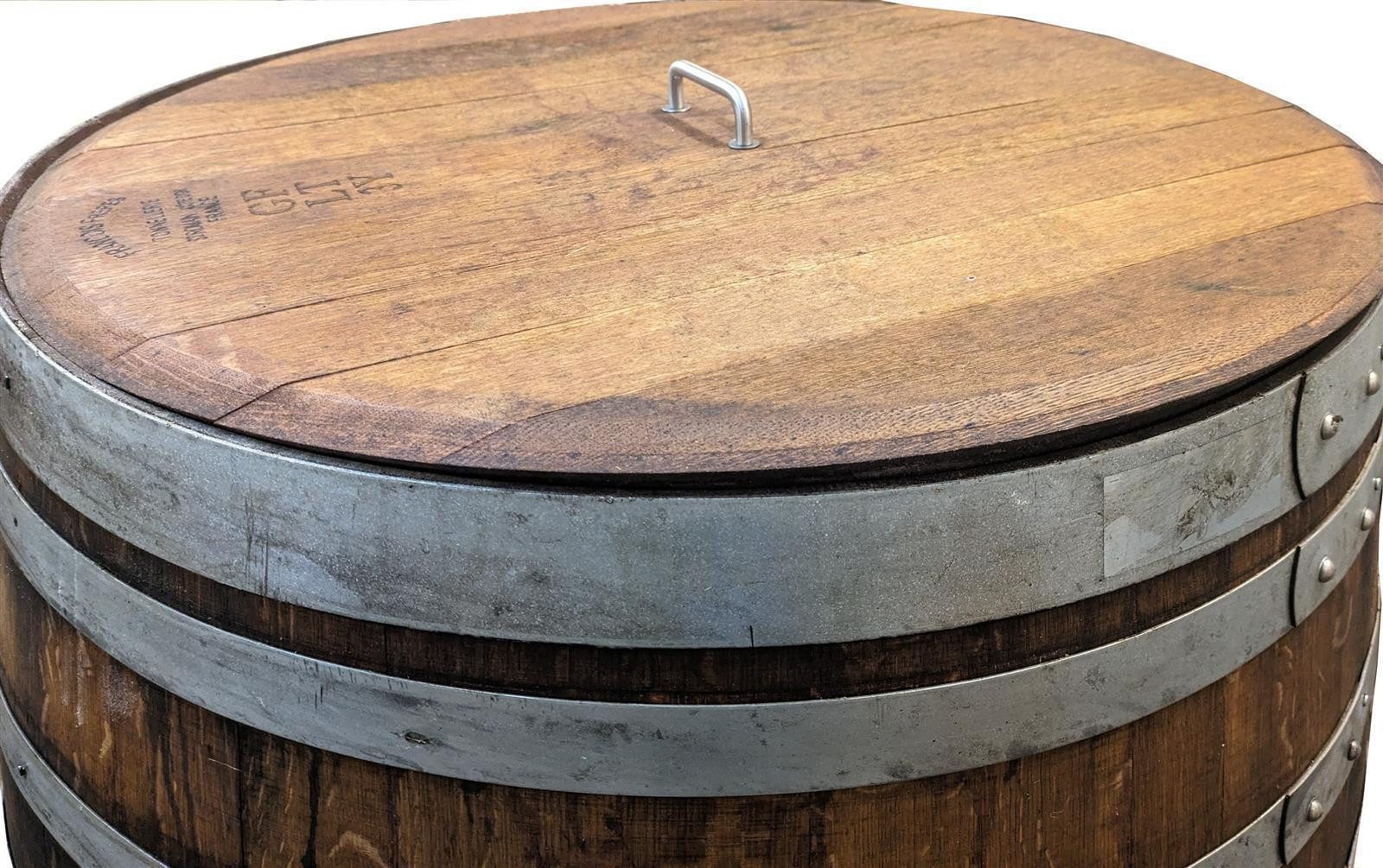 Temesso Badebottich Badefass MIT SITZBANK - Eisfass aus 500L Weinfass