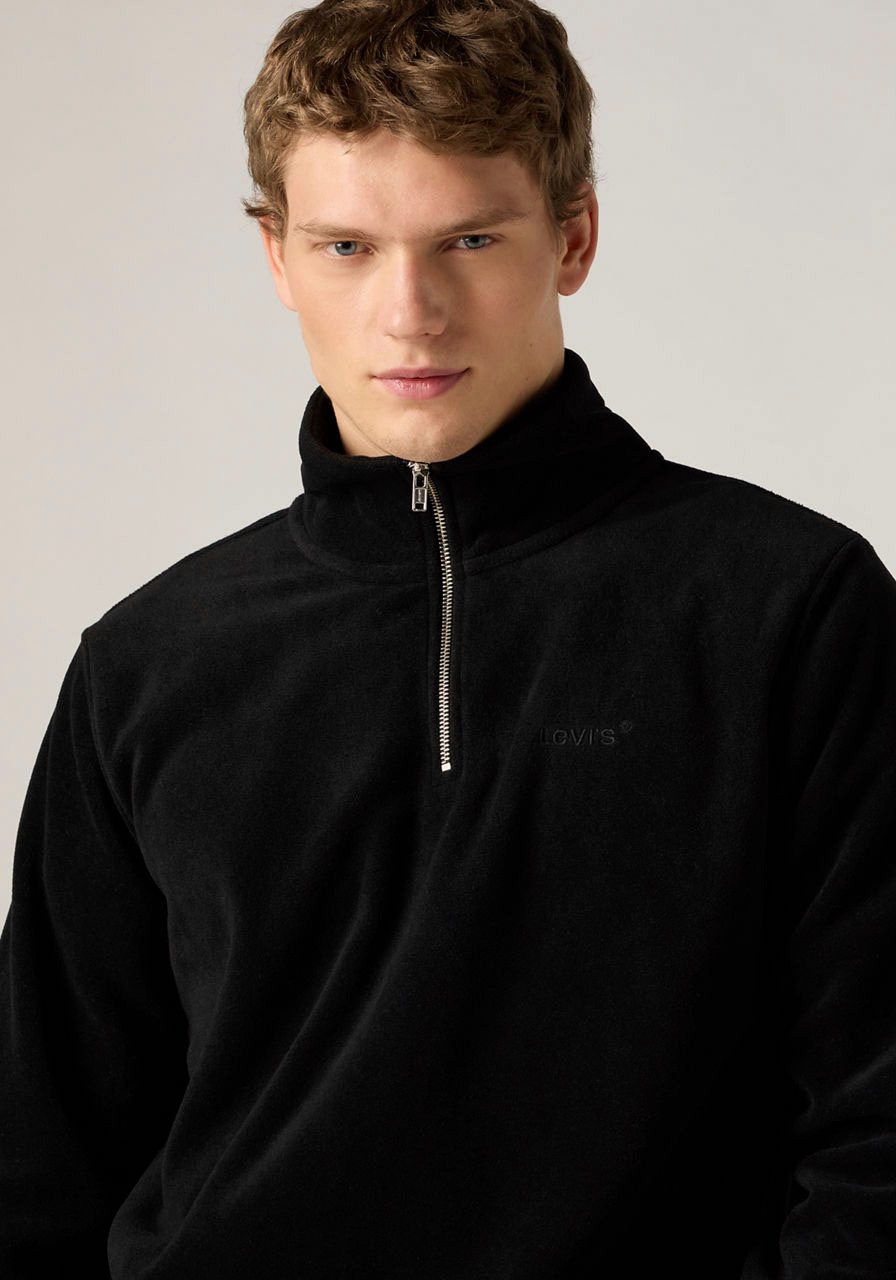 Levi's® Sweatshirt ORIGINAL HM 1/4 ZIP mit Troyer-Kragen und Logo-Stickerei