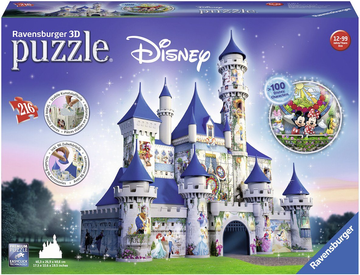 Ravensburger 3DPuzzle »Disney Schloss«, 216 Teilig online kaufen OTTO