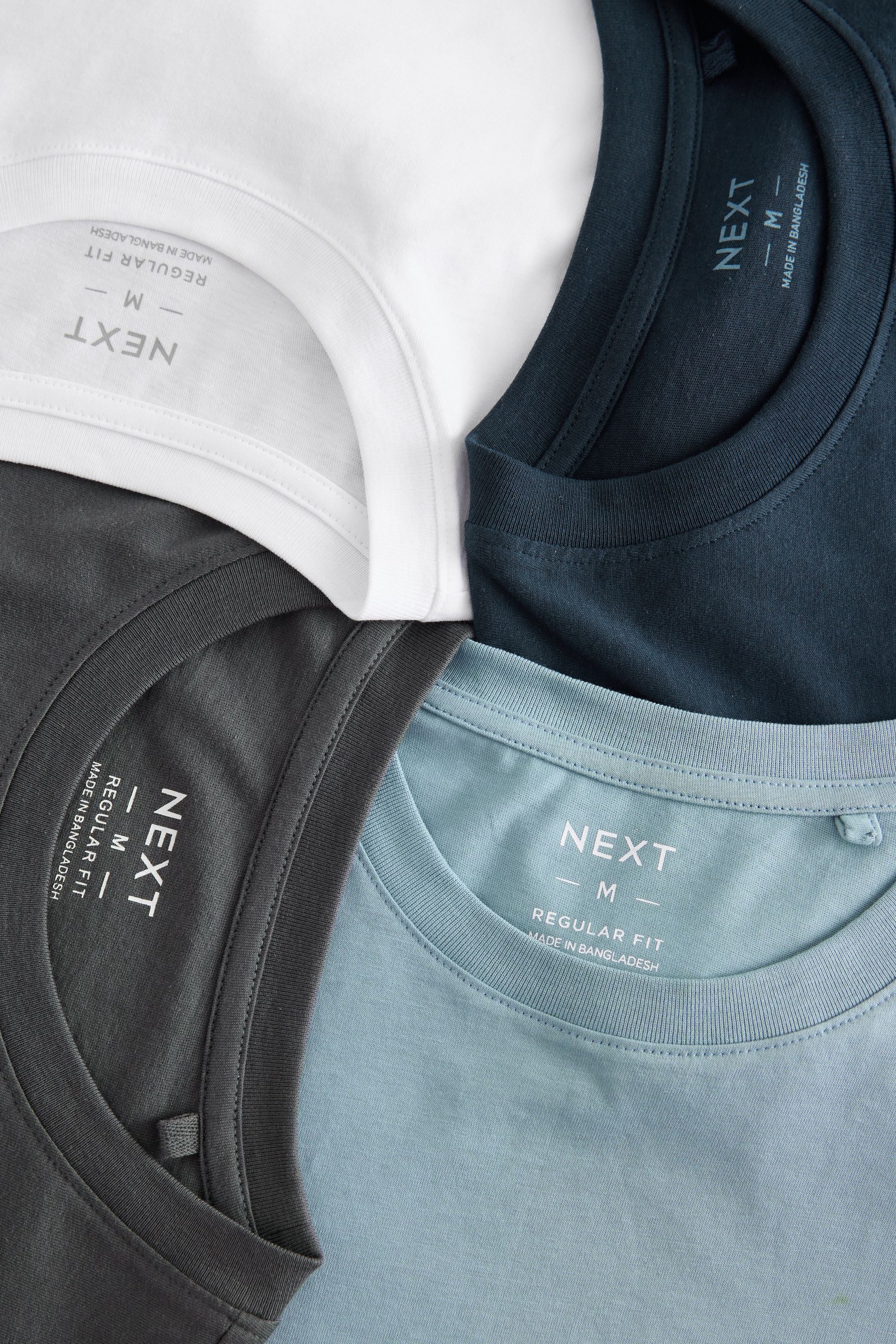 Next T-Shirt Regular Fit T-Shirts, 4er-Pack günstig online kaufen
