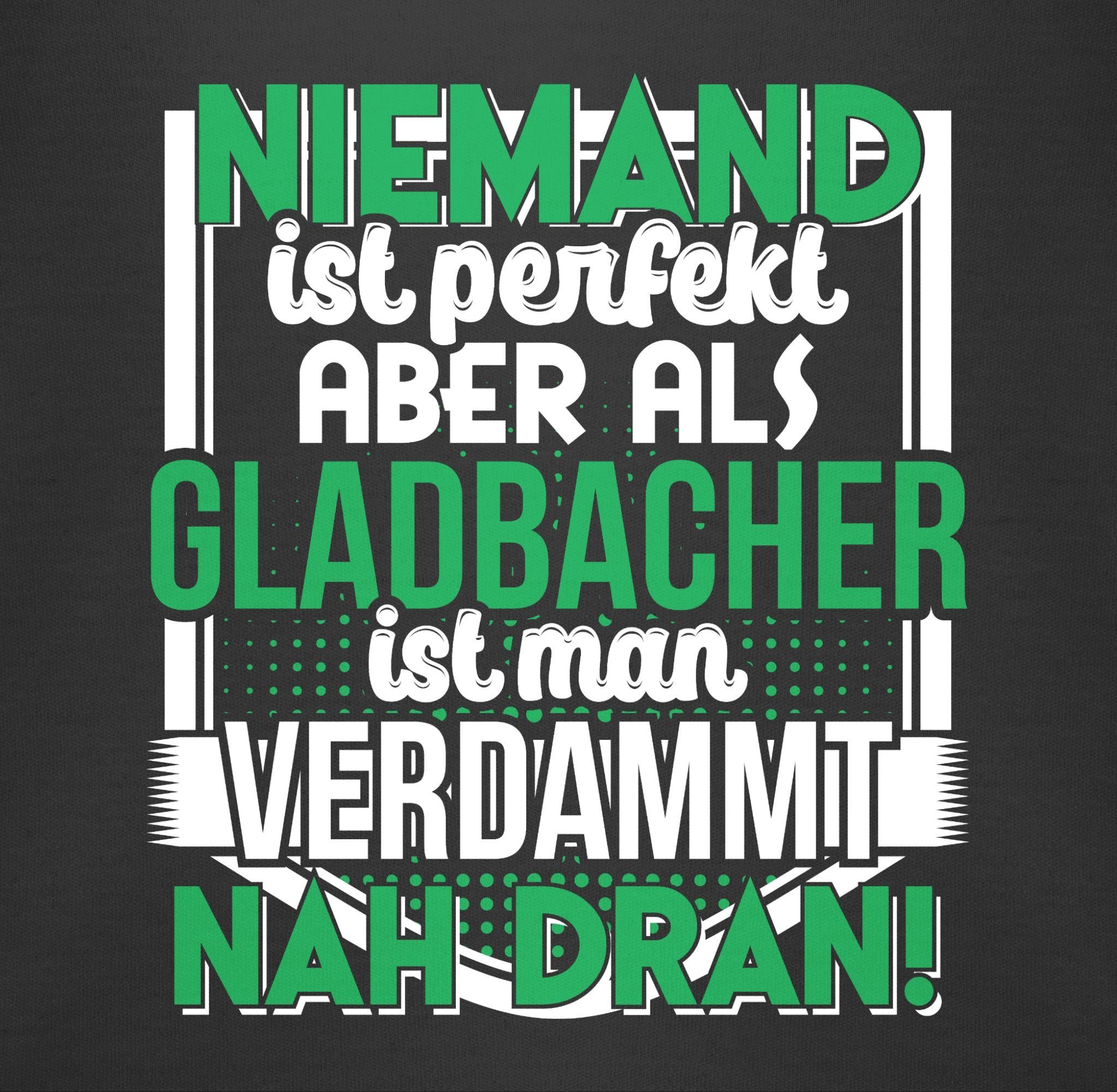 Shirtracer 1 Länder Gladbacher Schwarz Niemand ist Shirtbody Wappen perfekt Baby