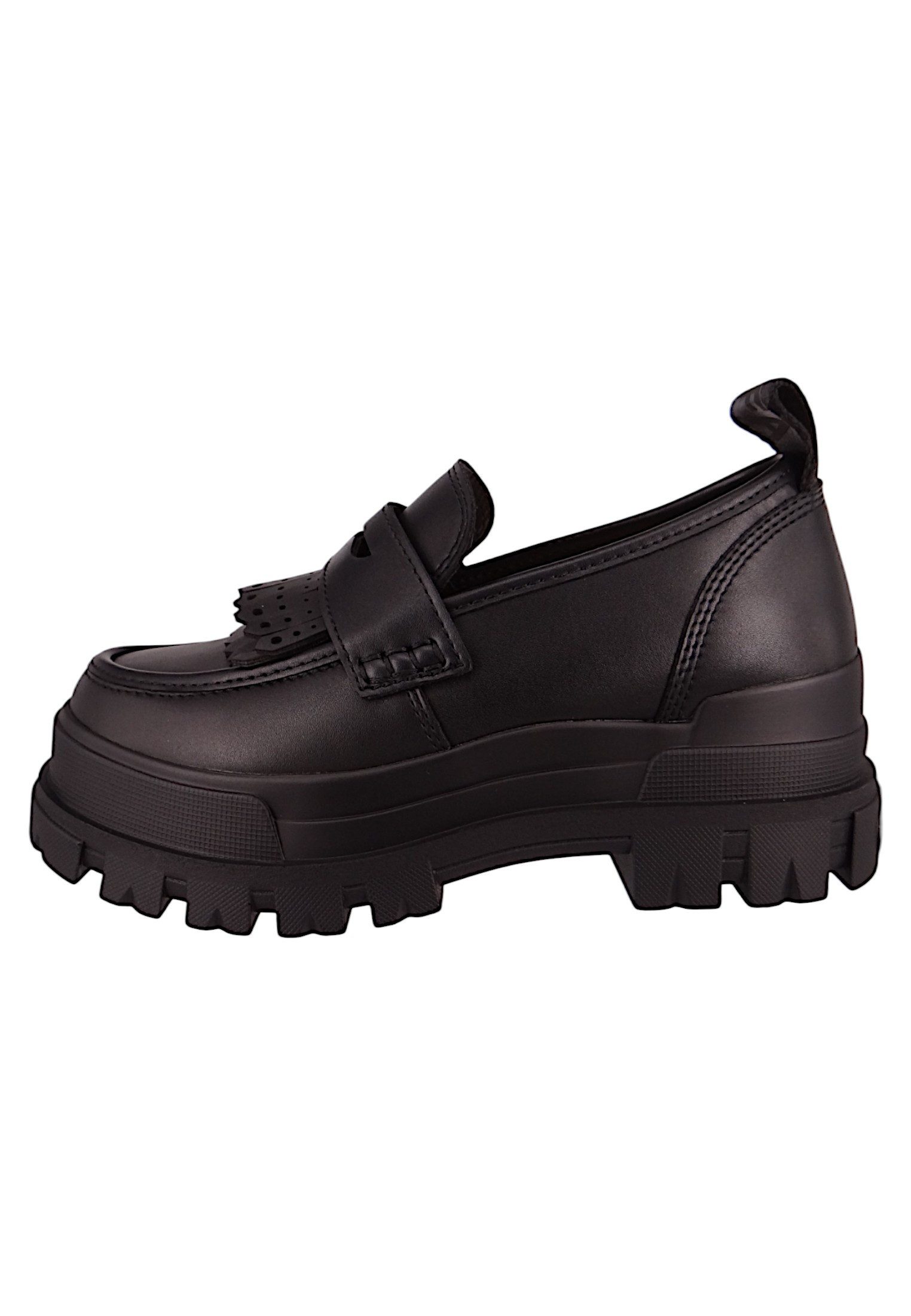 Buffalo 1622391 Aspha Loafer Fringe Black Slipper