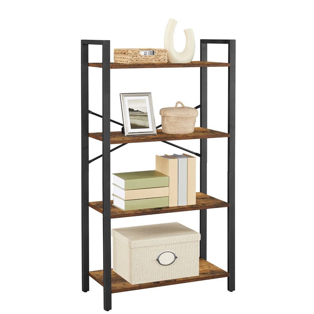 VASAGLE Bücherregal, Standregal, 120/153/186 cm, mit günstig online kaufen