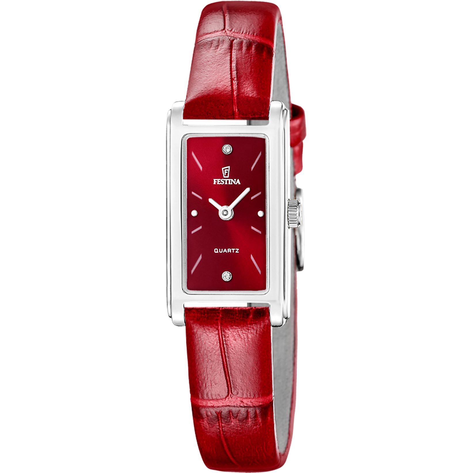 Festina Quarzuhr Mademoiselle F20769_3, Armbanduhr, Damenuhr, Lederarmband, analog