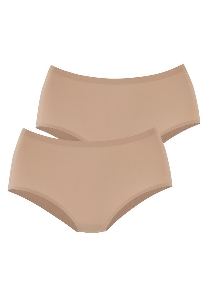 LASCANA Taillenslip Superstretch (2er-Pack) nahtlose Verarbeitung, leichte Mikrofaserqualität