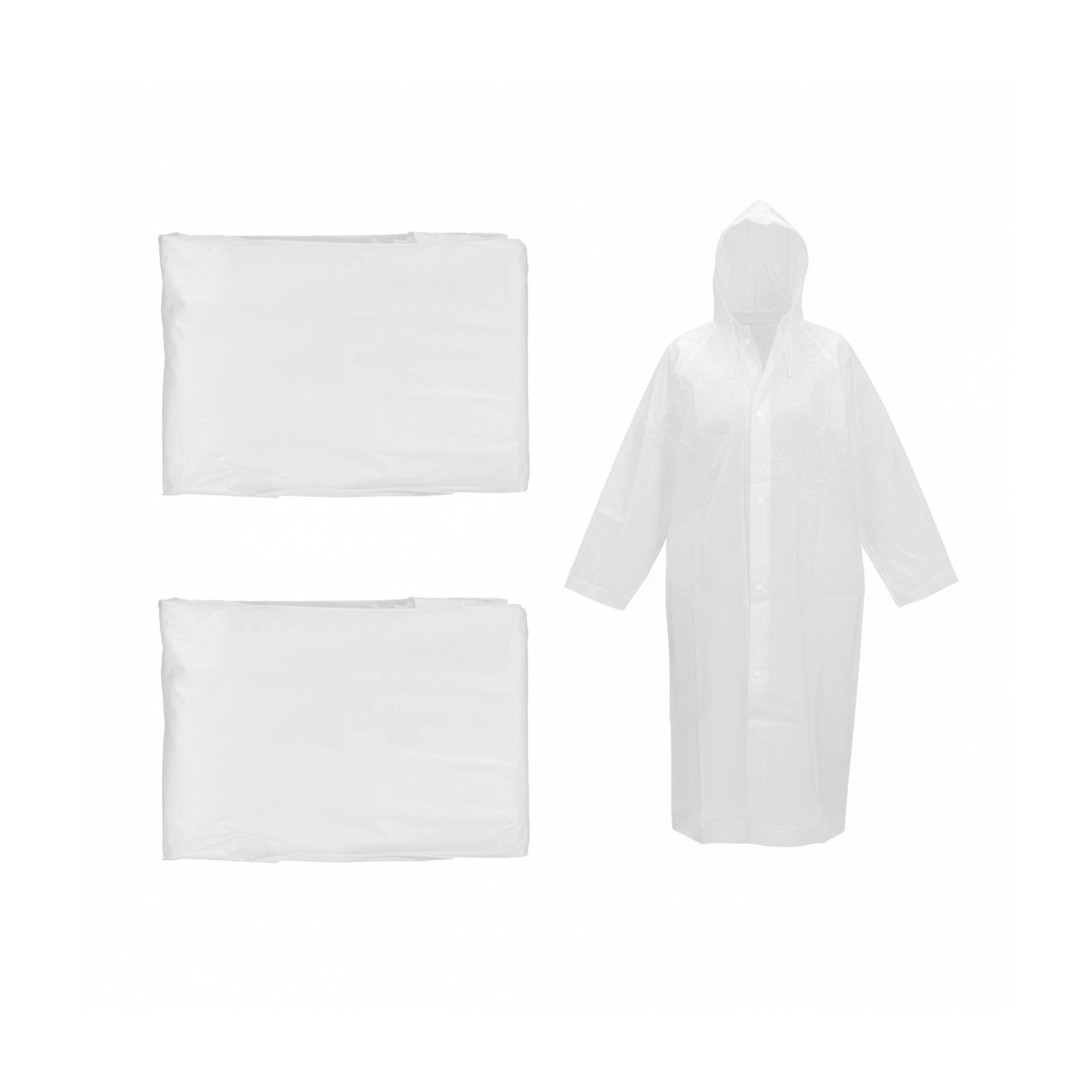 Regenponcho Regenmantel im 2er Set