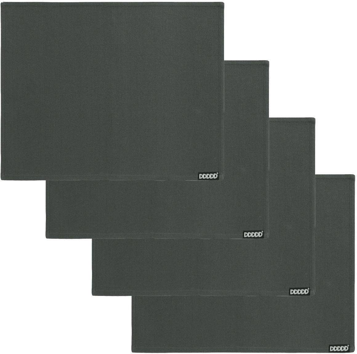 Platzset, Baumwolle 4-St), Kit, DDDDD, cm, (Set, 35x45 anthrazit