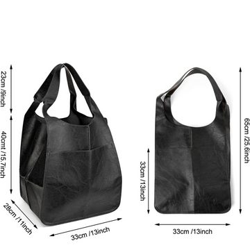 Lubgitsr Henkeltasche Damen Henkeltaschen, Einfache Handtaschen Tote Shopper Bag für Arbeit (1-tlg)