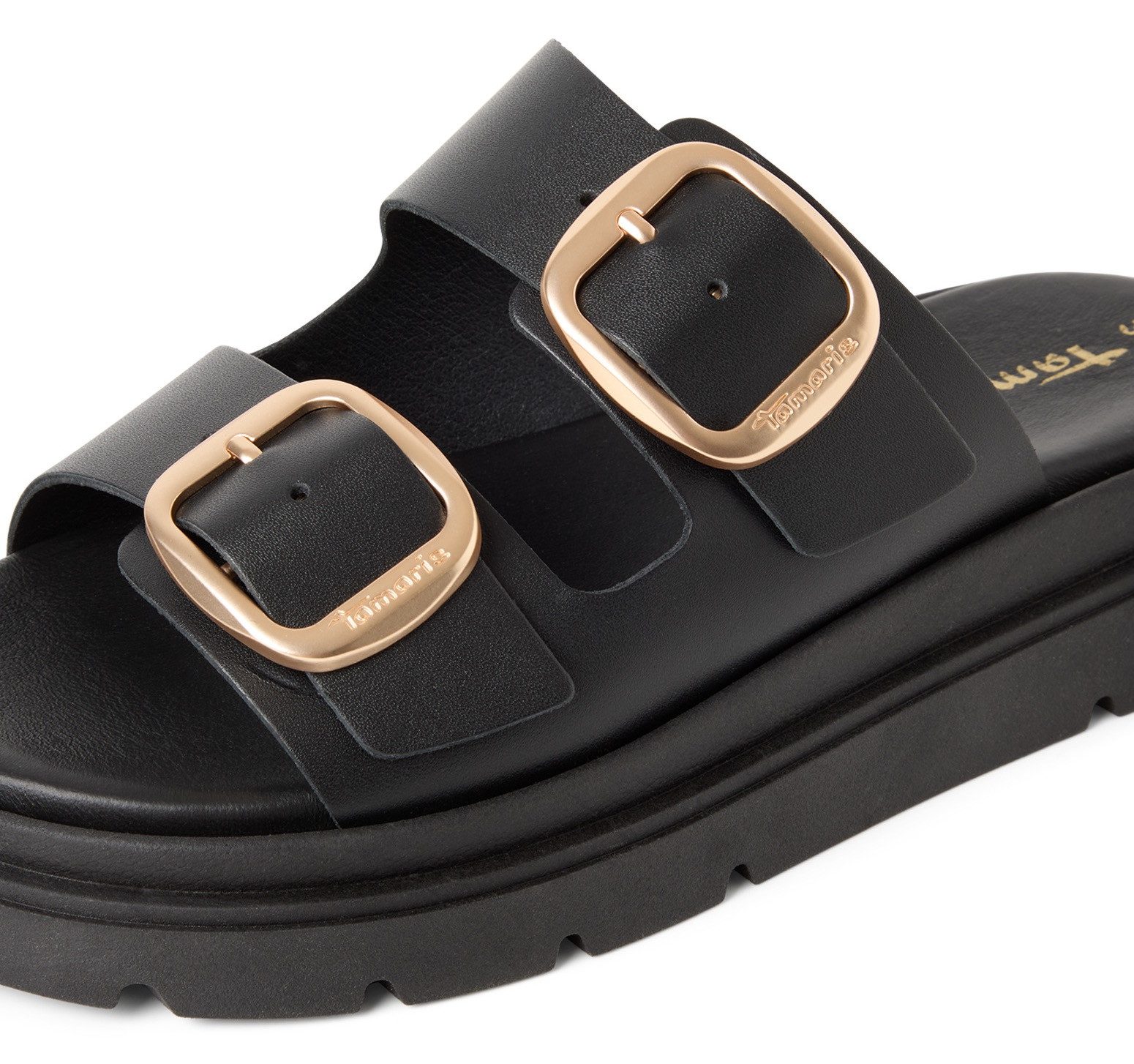 Tamaris Pantolette, Keilabsatz, Plateau, Sommerschuh, mit Touch It-Ausstattung