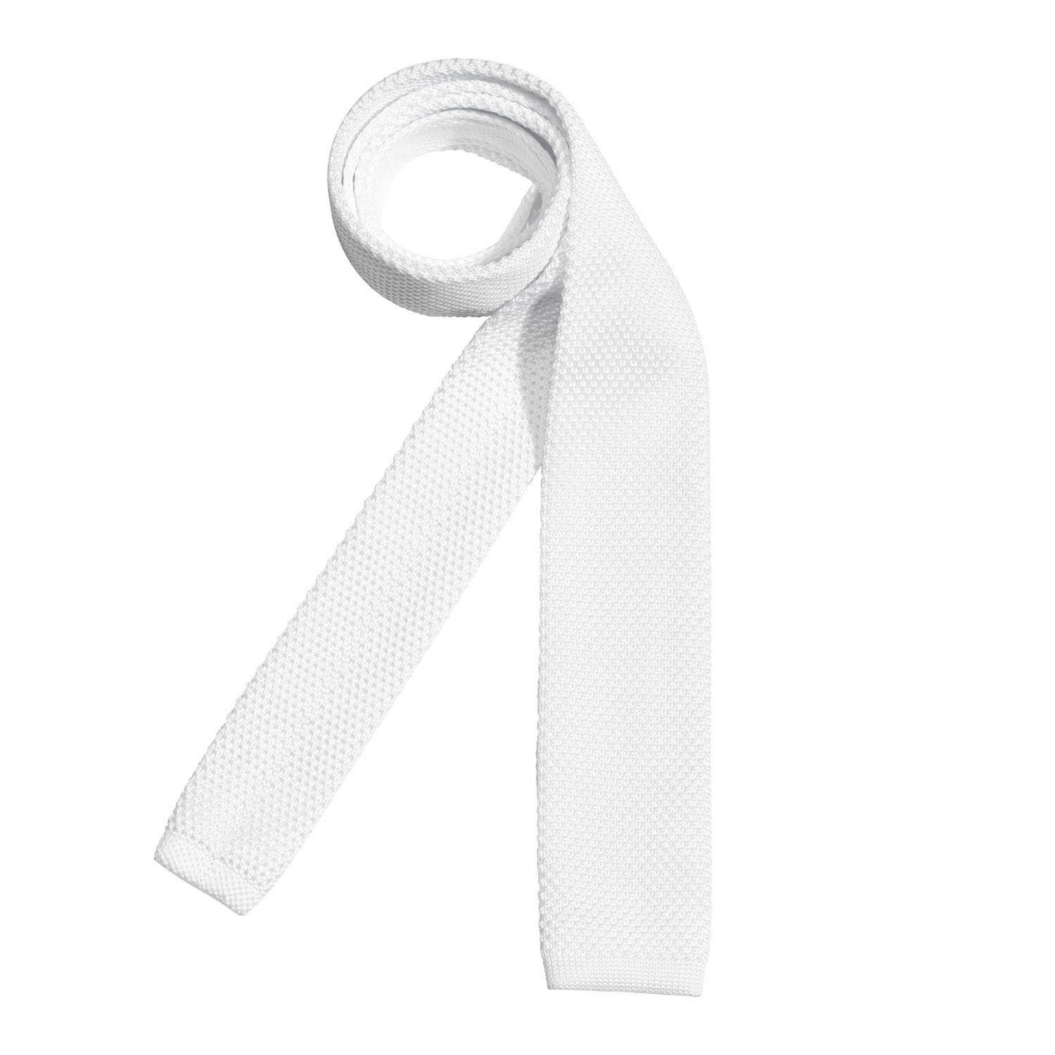 DonDon Krawatte schmale Krawatte 5 cm Wollkrawatte (Packung, 1-St) Strickkrawatte, Retro-Look, für Büro oder festliche Veranstaltungen