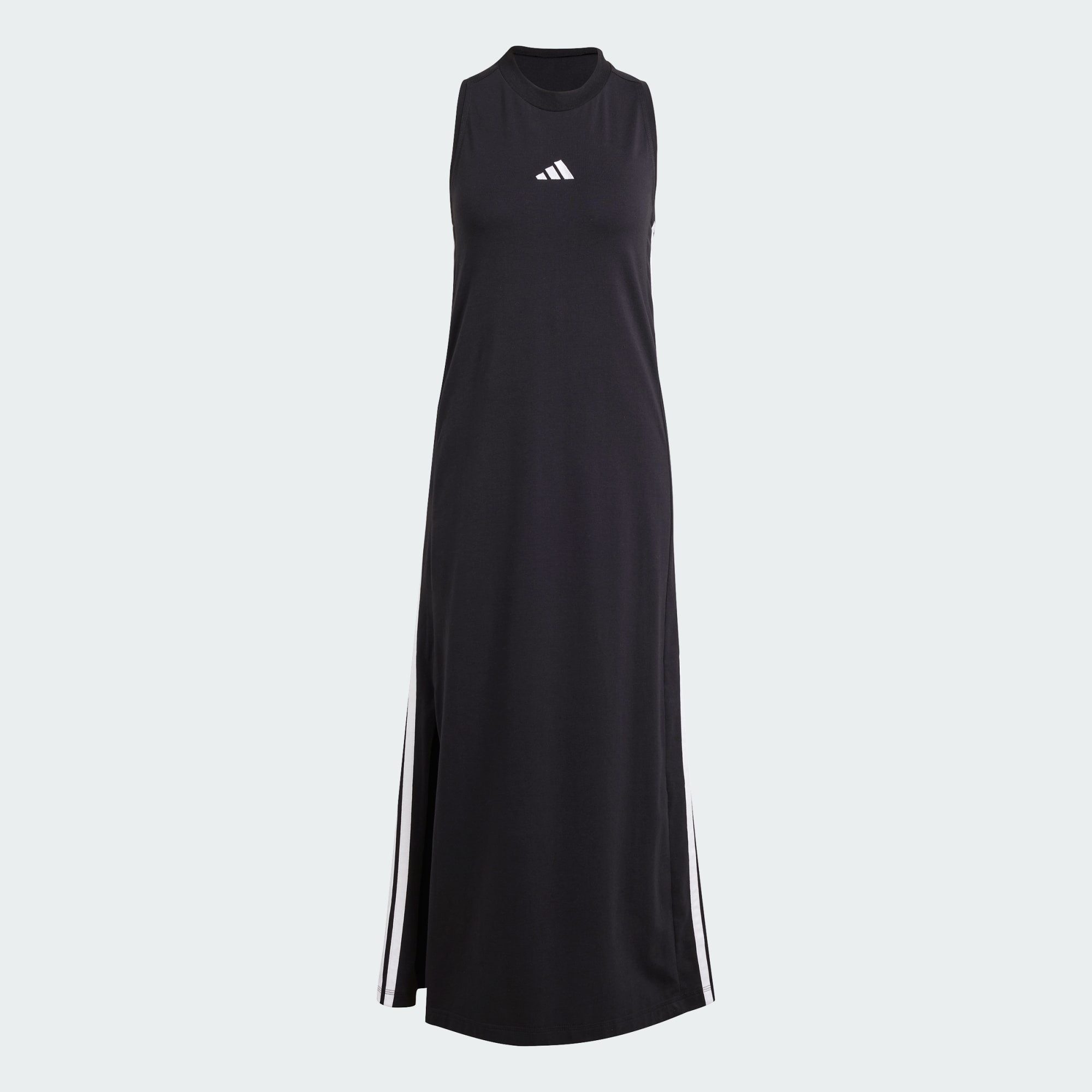 adidas Sportswear Maxikleid ESSENTIALS 3-STREIFEN LONG RACERBACK KLEID (1-tlg)
