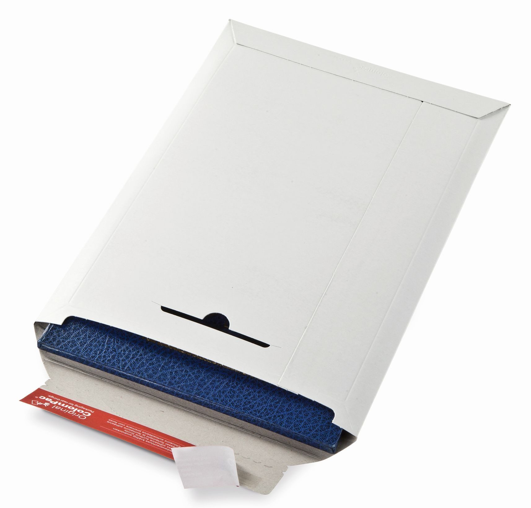COLOMPAC Versandtasche 30000197 Versandtaschen Vollpappe 235x310x30 mm (A4) weiß