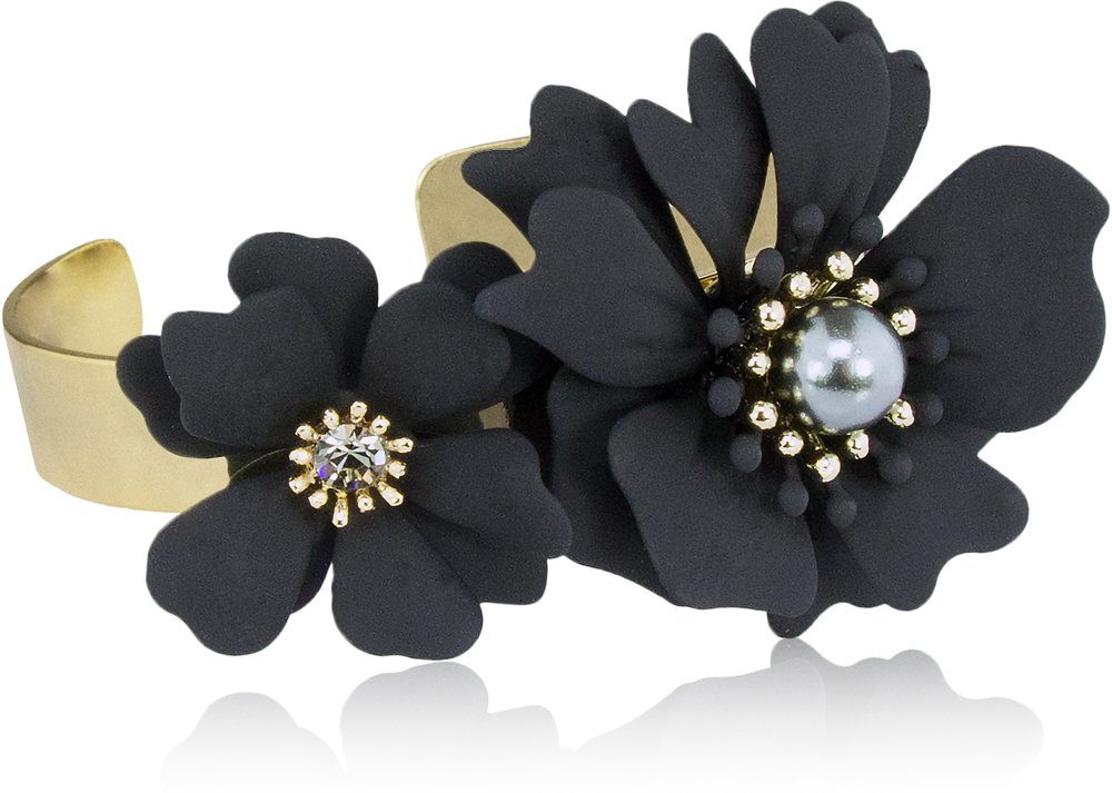 LUISIA® Armreif Armspange "Nelia" mit Blumen günstig online kaufen