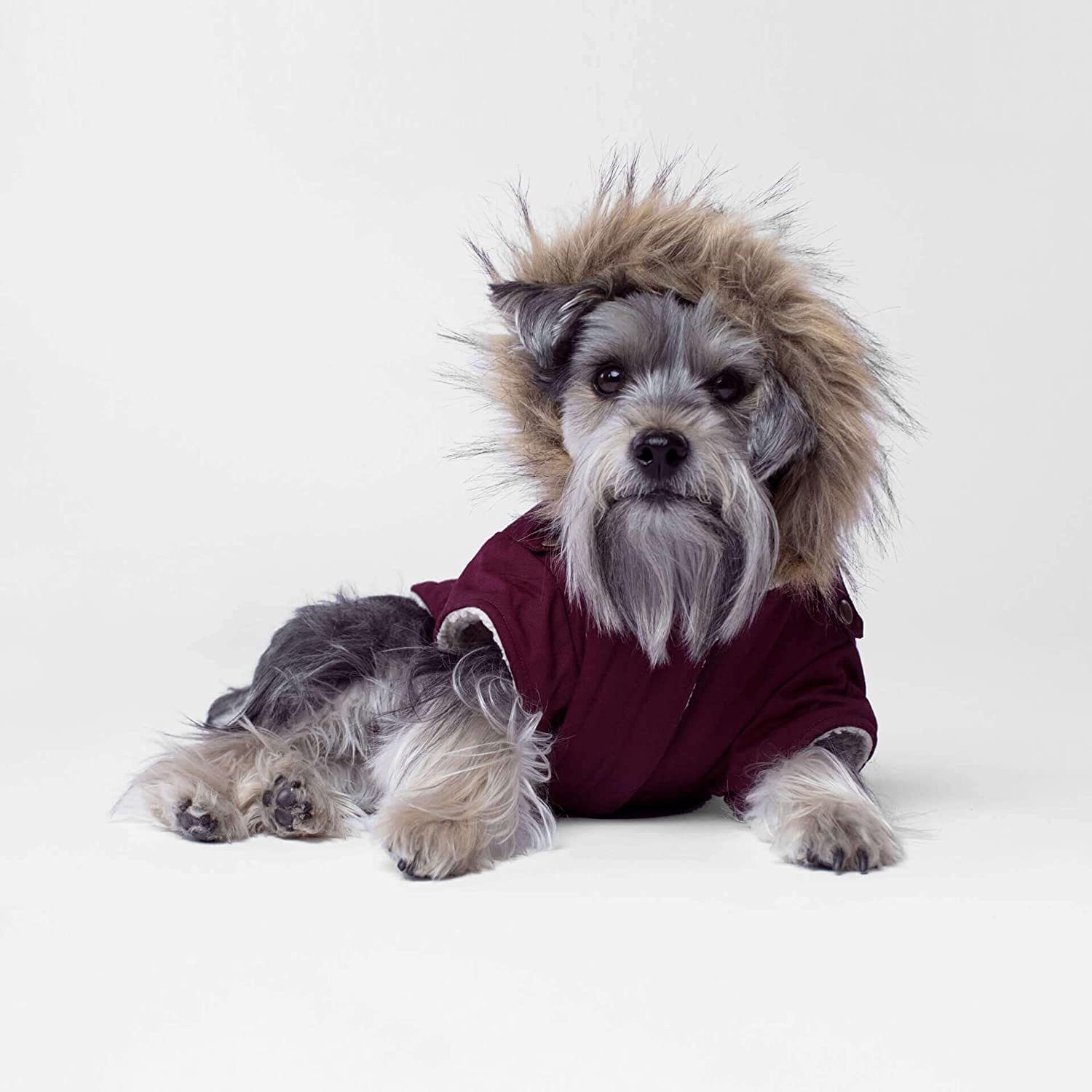 Canada Pooch Hundemantel Canada Pooch Hundemantel Alaskan Army Parka Winterparka Hunde Rot Gr.