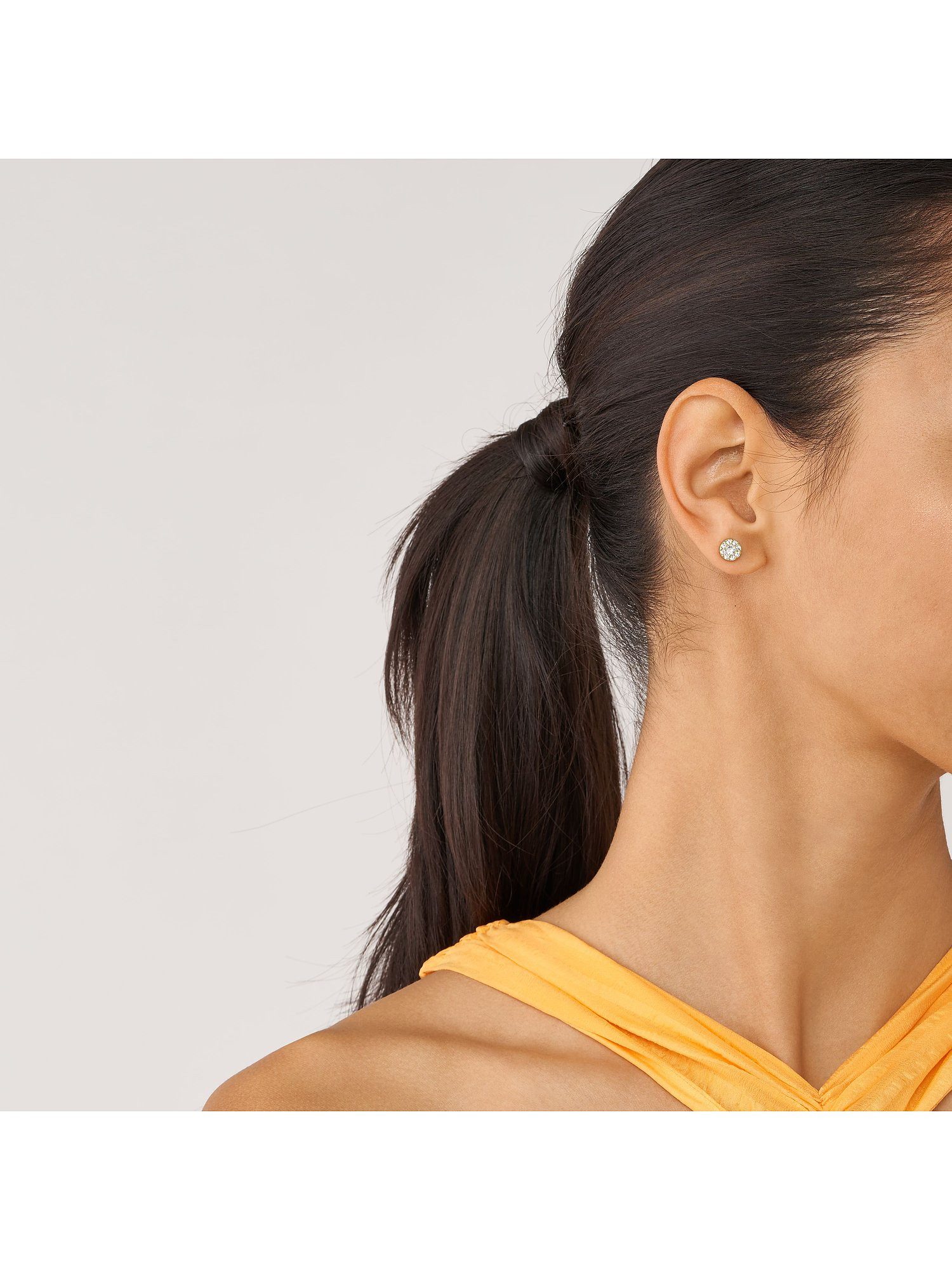 Fossil Paar Ohrstecker Fossil Damen-Ohrstecker Edelstahl Glasstein, Jewelry günstig online kaufen