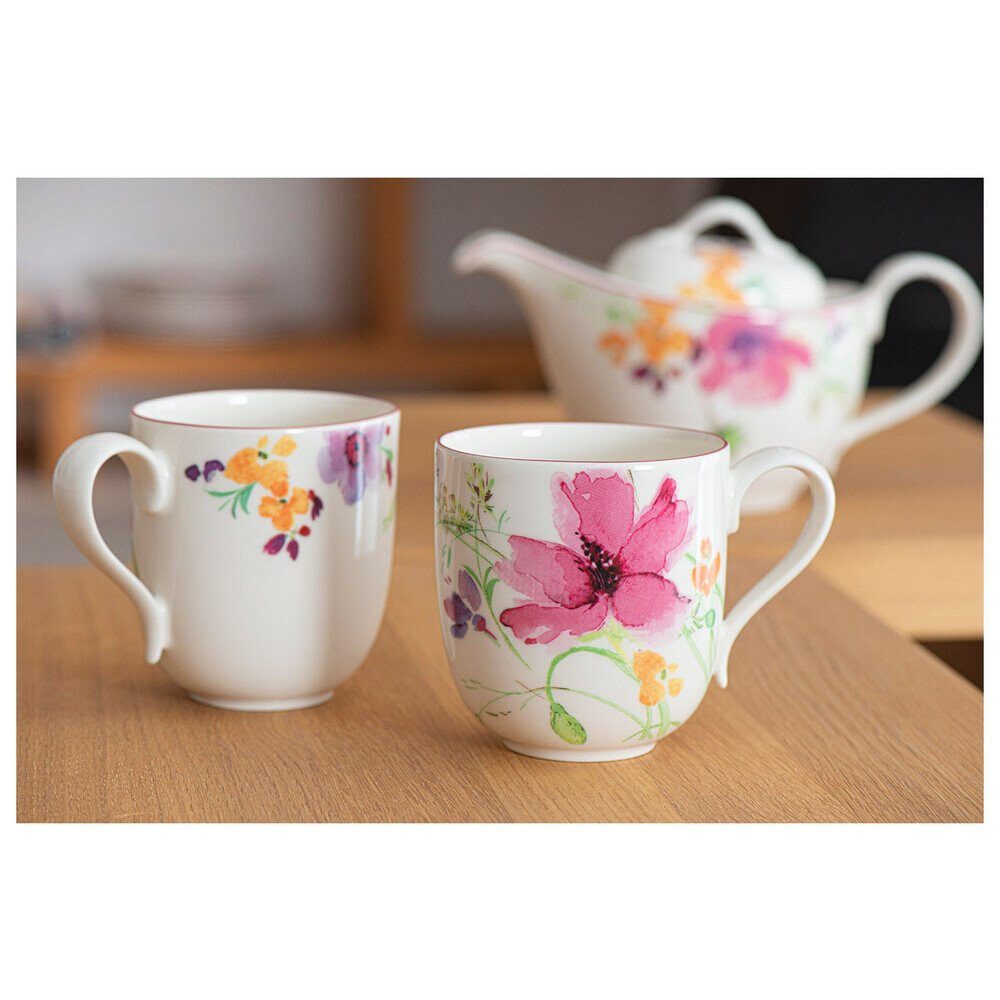 Villeroy & Boch Becher Henkelbecher 0,26 l Mariefleur Basic, 1-tlg., Premium Porcelain, Henkelbecher, 0,26 l, Premium Porcelain, bunt – Bild 2 von 3