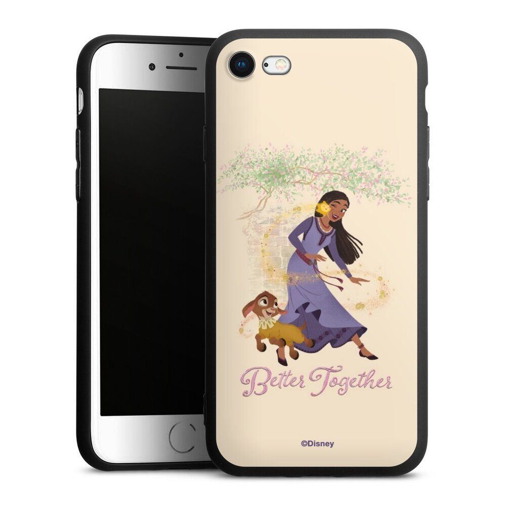 DeinDesign Handyhülle Disney Wish Offizielles Lizenzprodukt Prinzessin Wish  Better Together, Apple iPhone SE (2020) Silikon Hülle Premium Case Handy  Schutzhülle