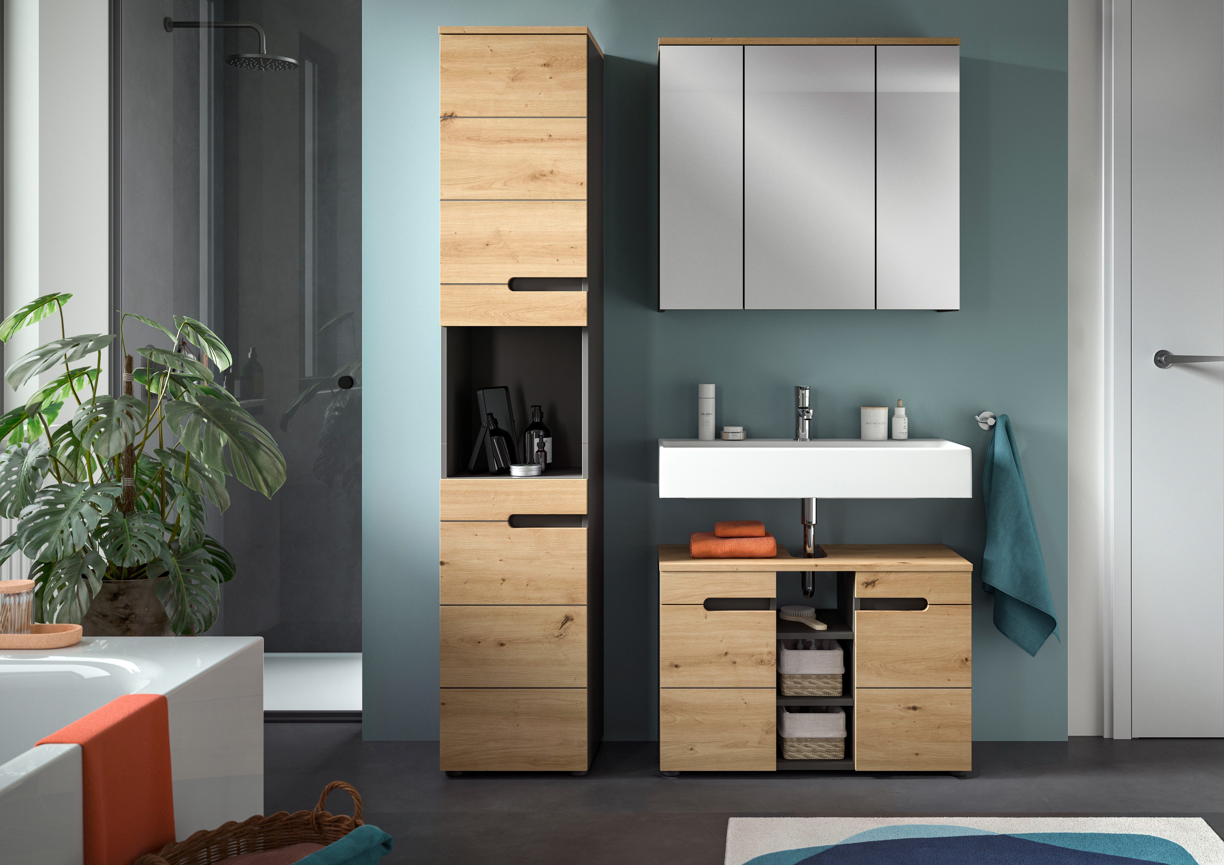INOSIGN Badmöbel-Set REHAT, 3-teilig, Breite 116 günstig online kaufen