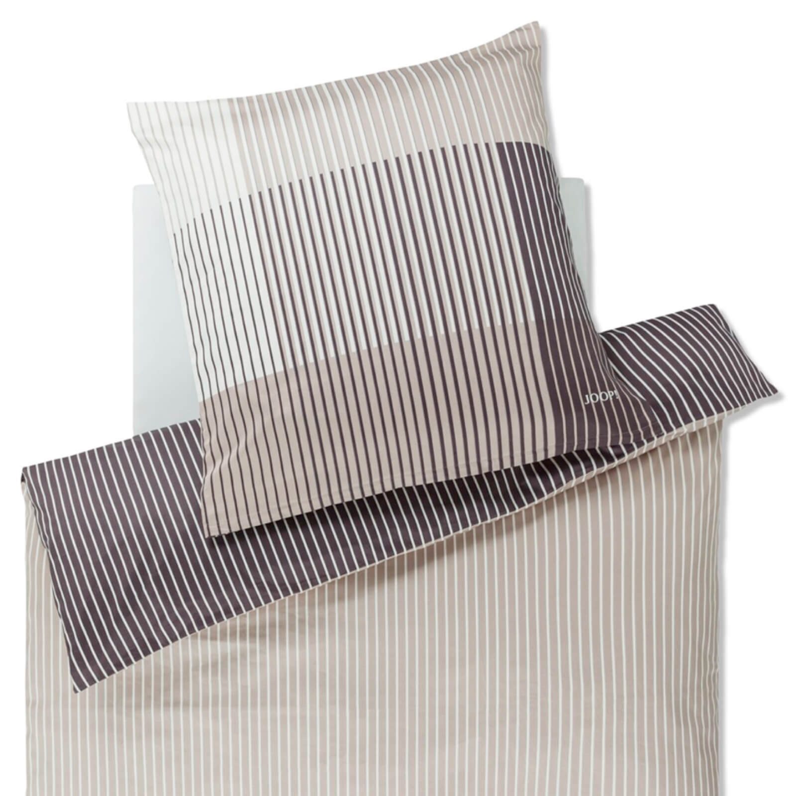 JOOP! Bettwäsche Divided 4113 09 Stone, günstig online kaufen